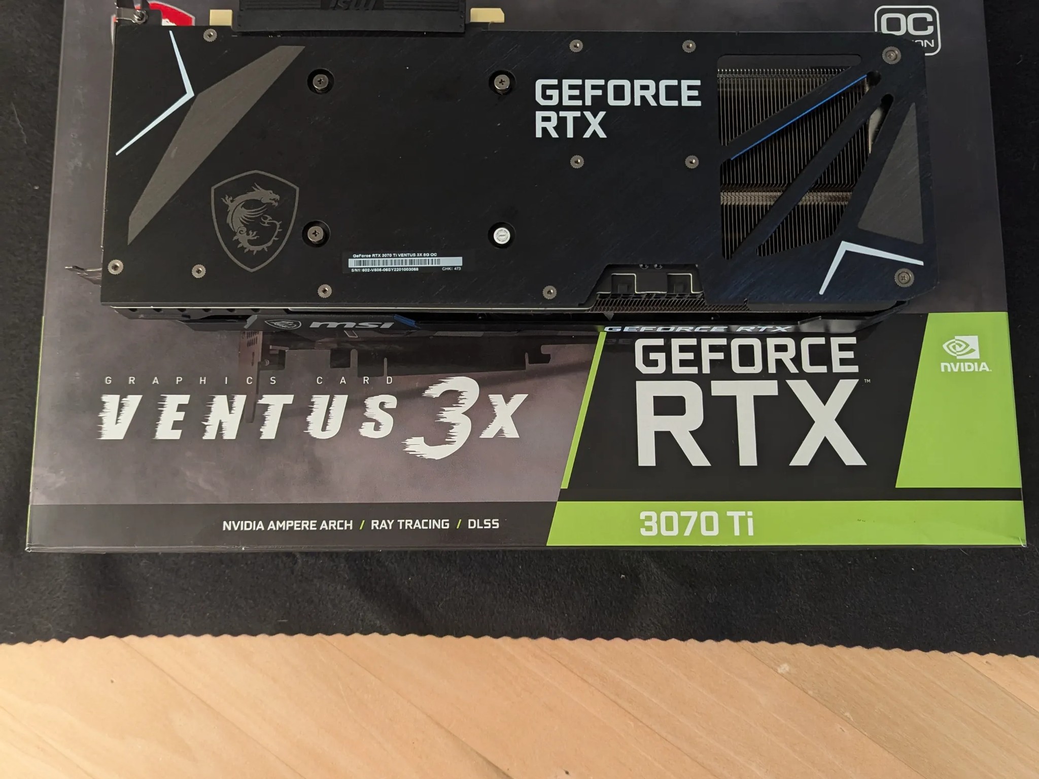 🌀 MSI RTX 3070 Ti Ventus 3X – Triple Fan 1440p Powerhouse | Clean & Reliable 🔹