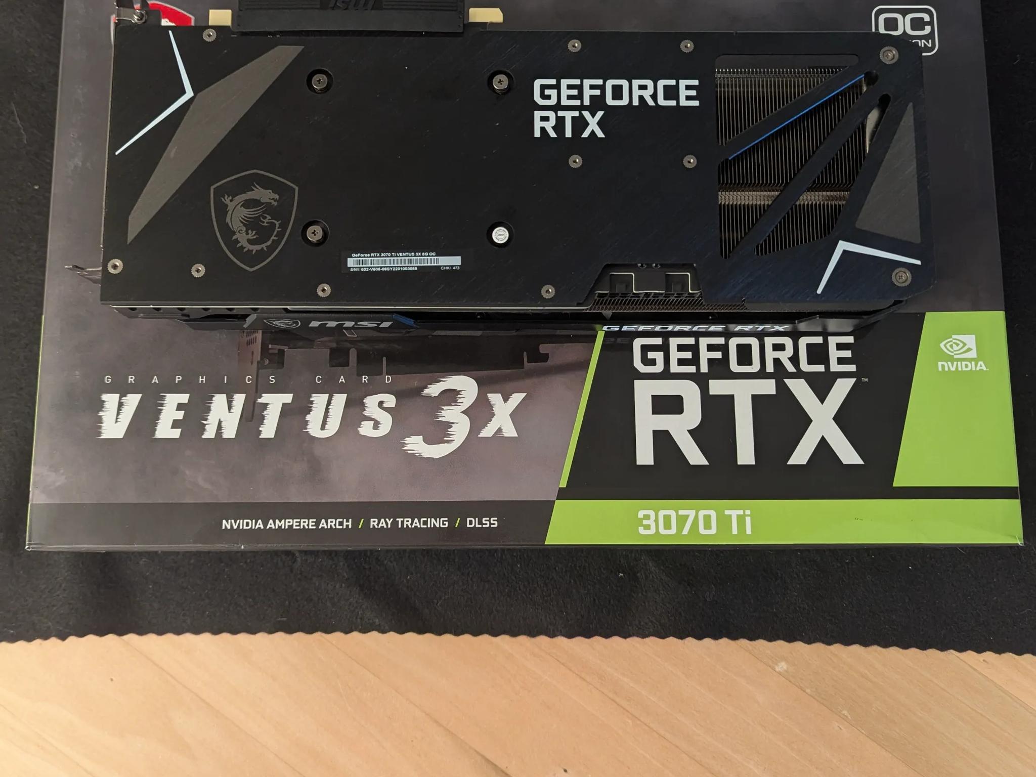 🌀 MSI RTX 3070 Ti Ventus 3X – Triple Fan 1440p Powerhouse | Clean & Reliable 🔹