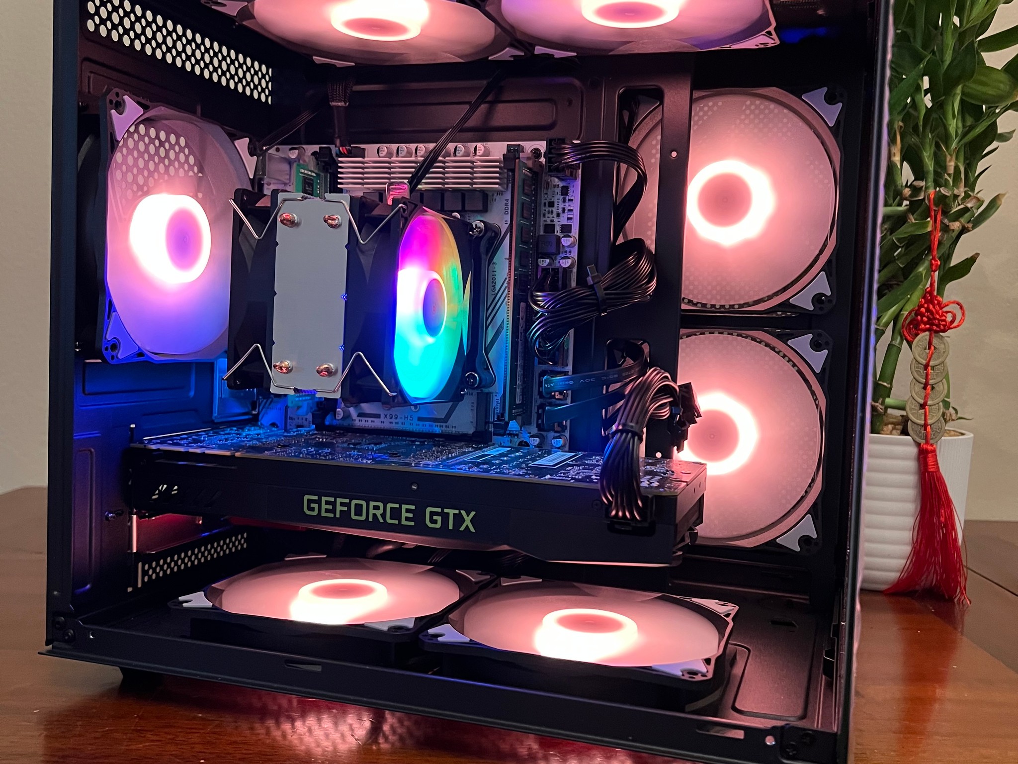 Intel 10 Core Gaming PC GTX 1080 1tb Storage 16GB RAM WIFi WINDOWS 11 Pro