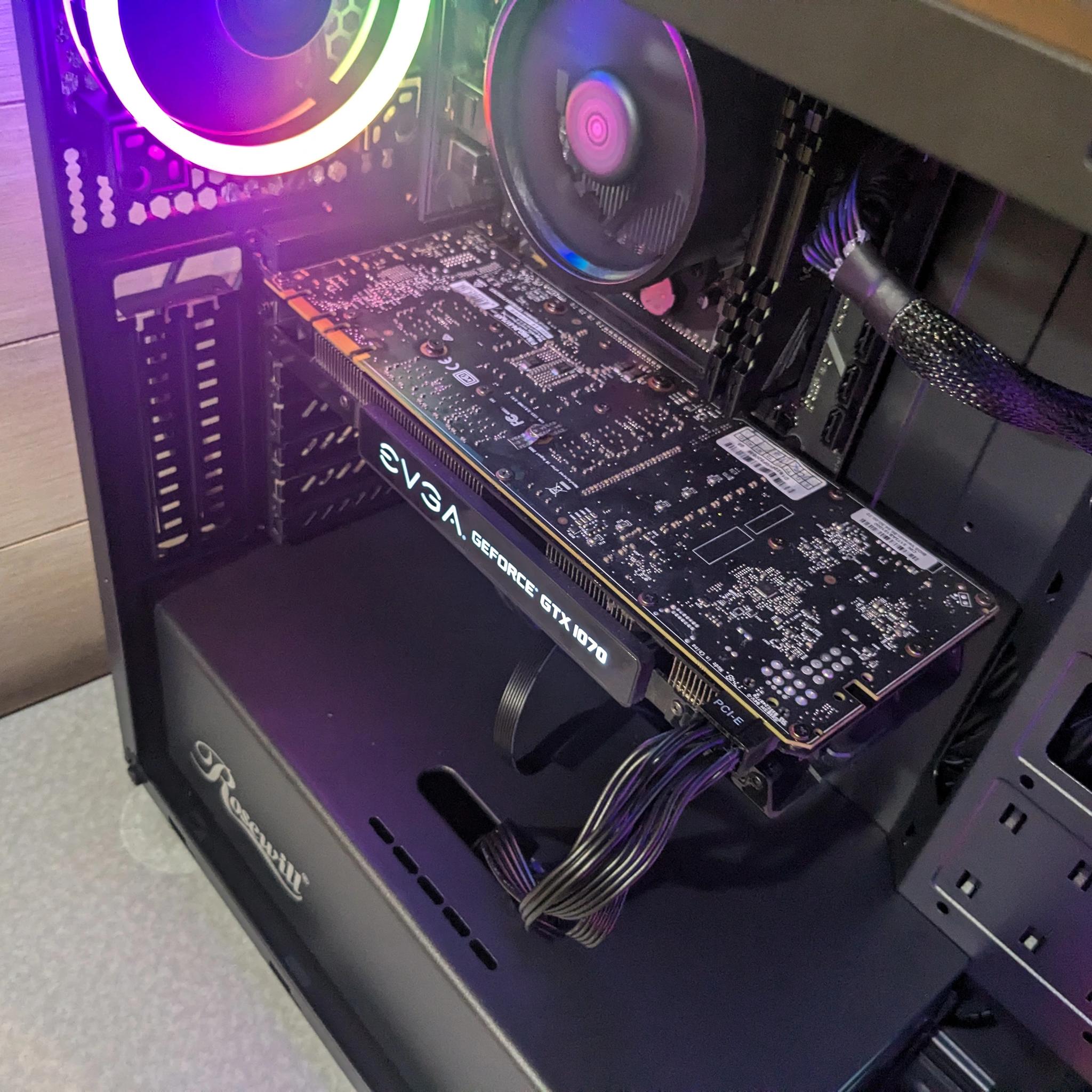 Gaming PC - Ryzen 5 3600, GTX 1070, 16GB / 1TB