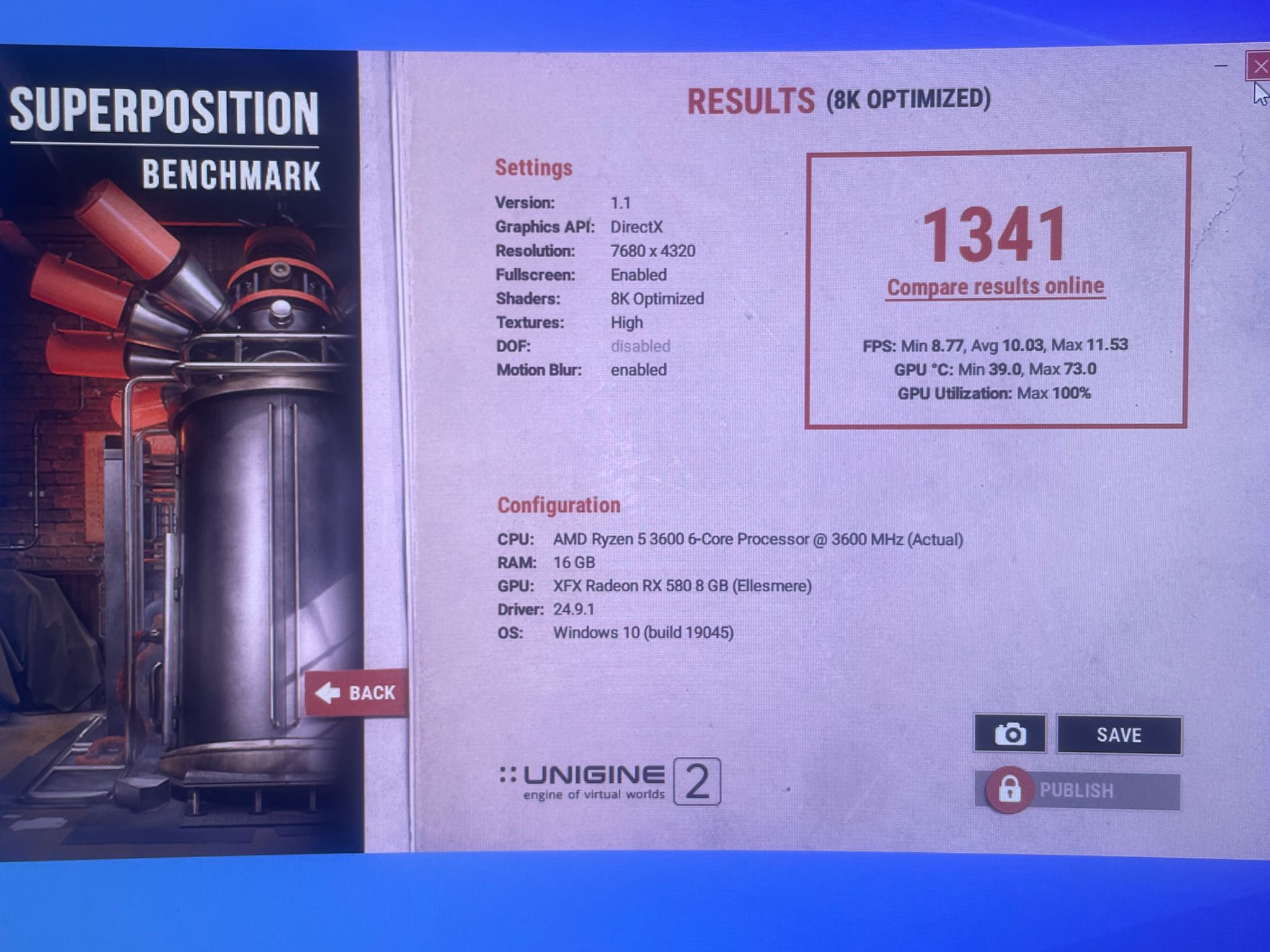 XFX Rx 580 8gb