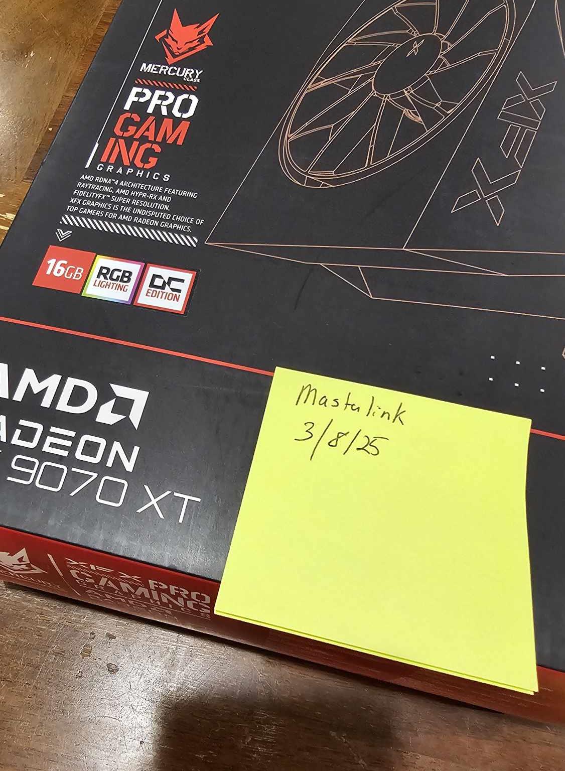 XFX Mercury AMD Radeon RX 9070XT OC