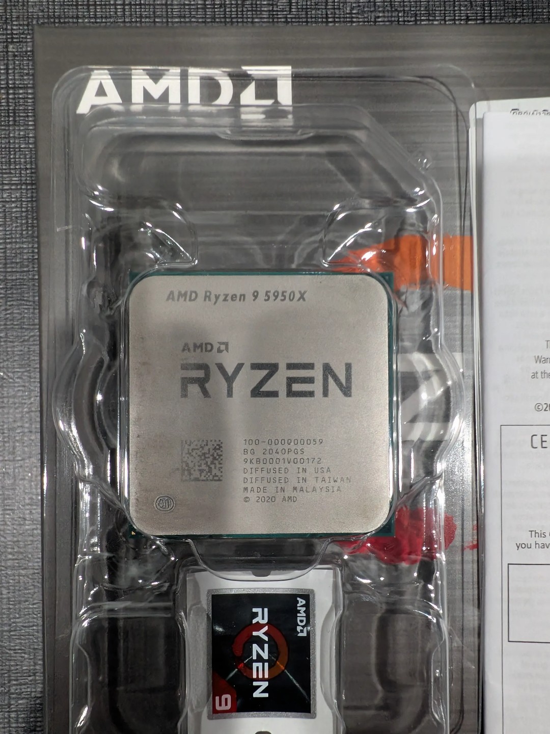 AMD Ryzen 9 5950X 16-Core CPU - Used, In Original Box | Jawa