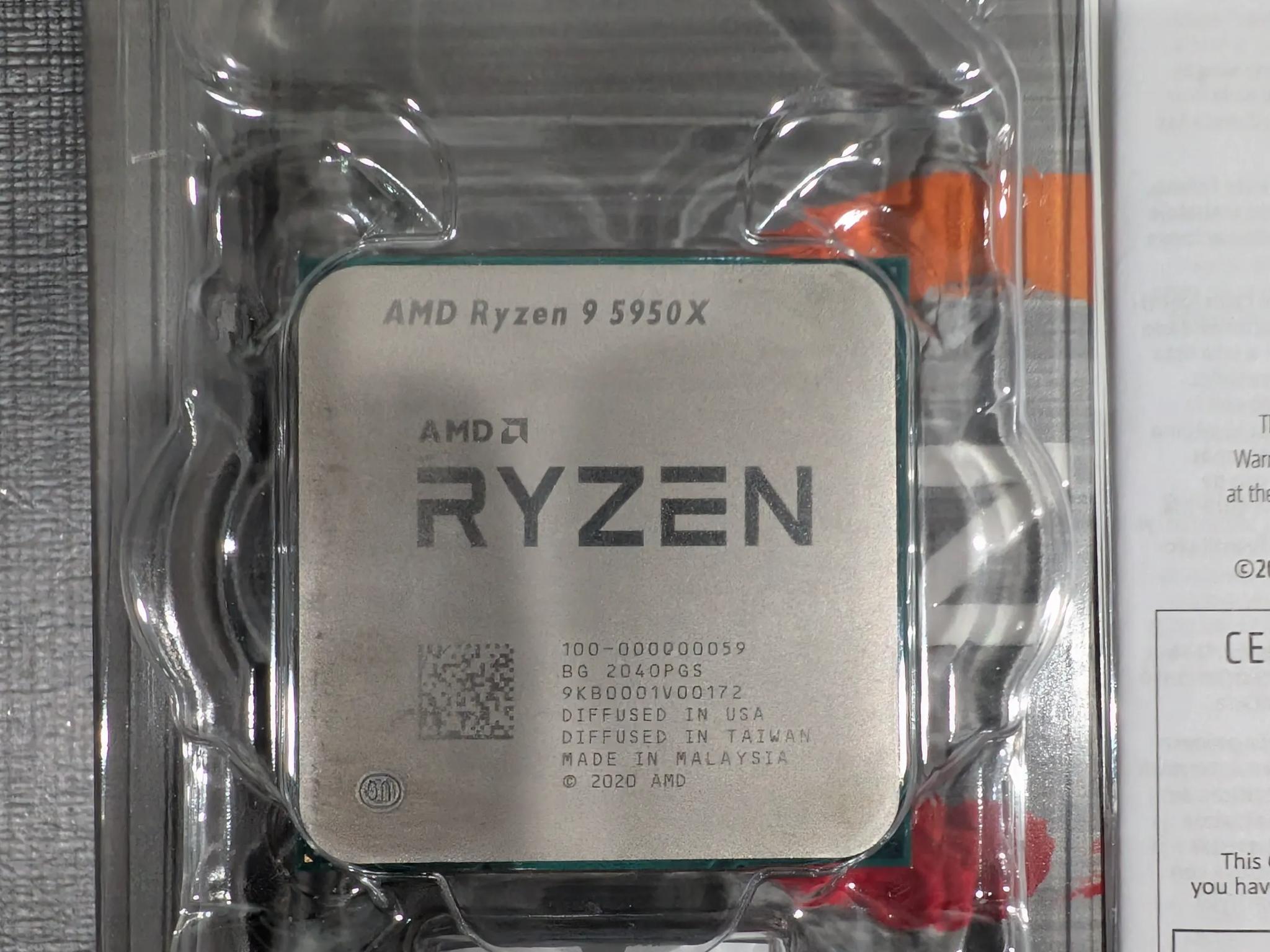 AMD Ryzen 9 5950X 16-Core CPU - Used, In Original Box