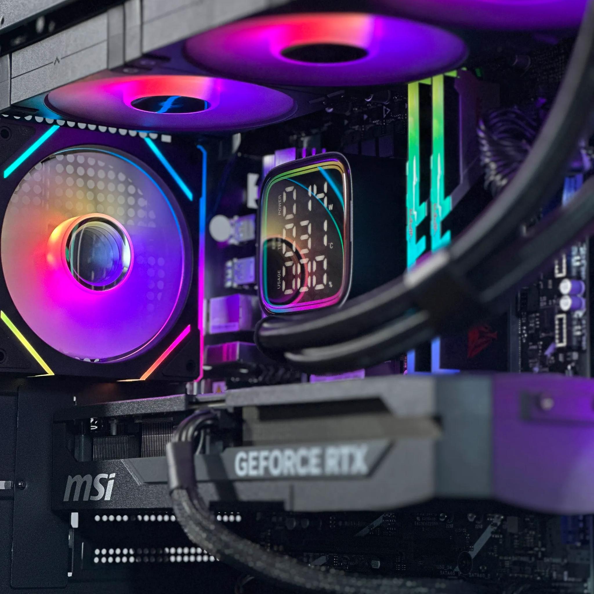 RTX 5070 12GB | Intel i5 14400F | 32GB DDR5 | 1TB SSD | Win11 | WIFI+BT | 1440P/4K Gaming PC