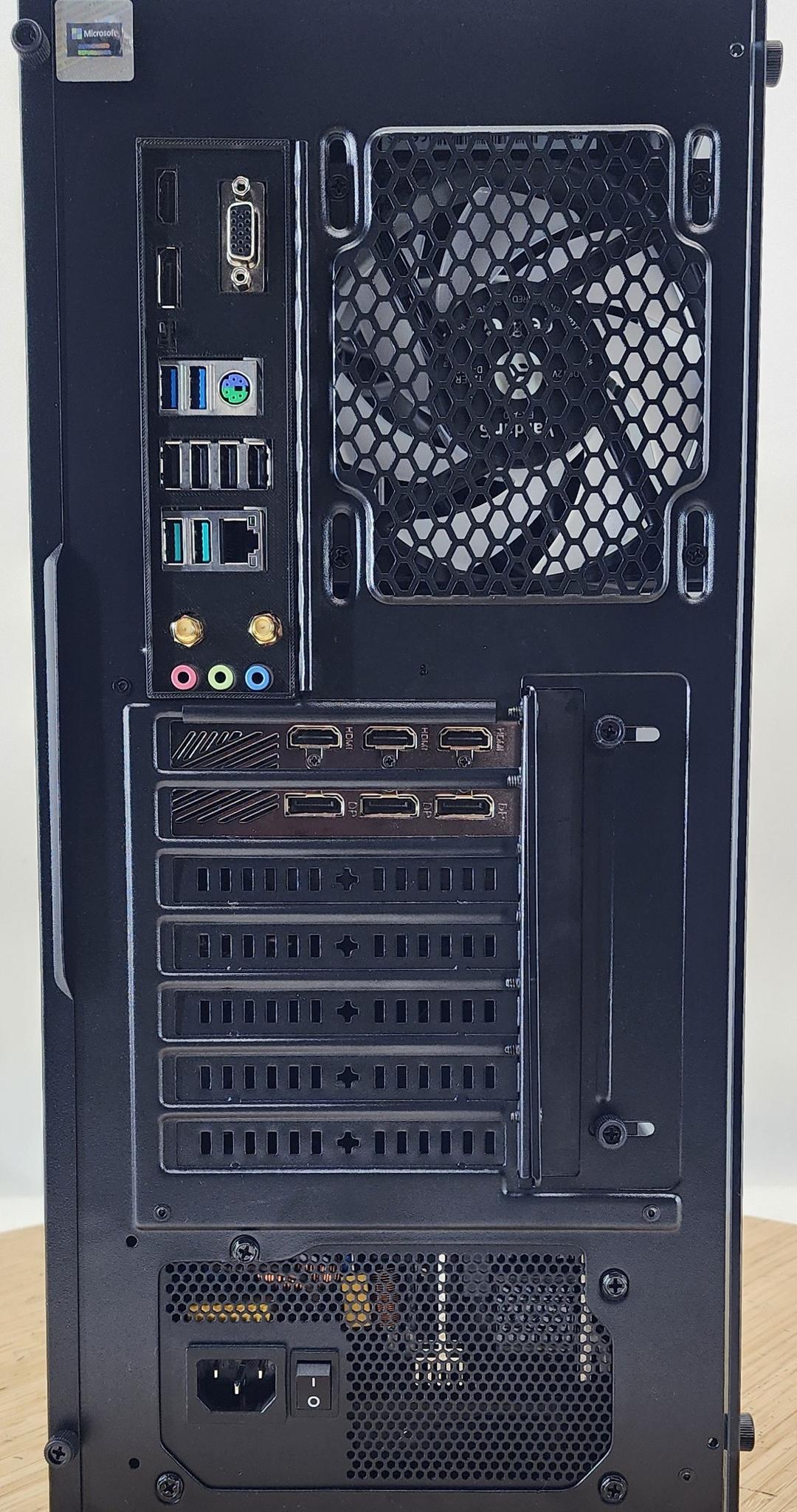 Gaming PC Ryzen 7 7700 32GB RAM 2TB SSD RTX 3080 10GB Windows 11 Computer