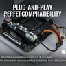 Power Supply Module 24 Pin DC 12V 300W PC PSU Computer Power Supply Module Connect AUX SATA Cable