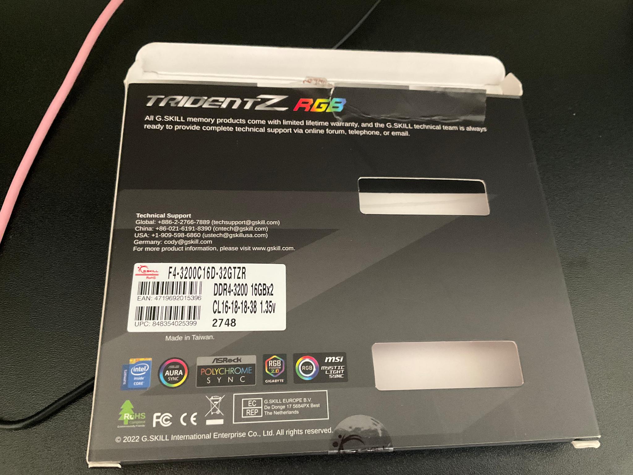 G.skill trident z rgb