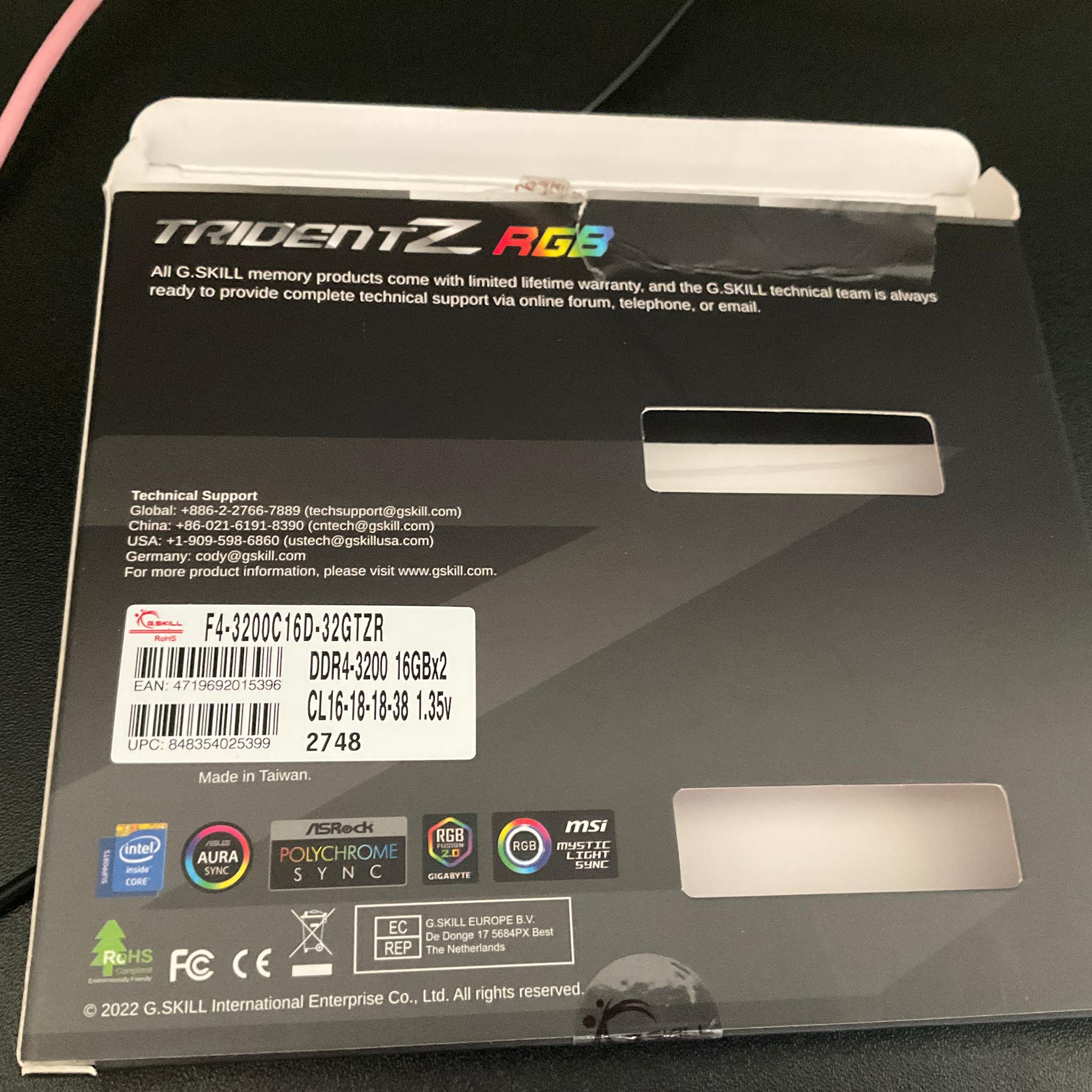 G.skill trident z rgb