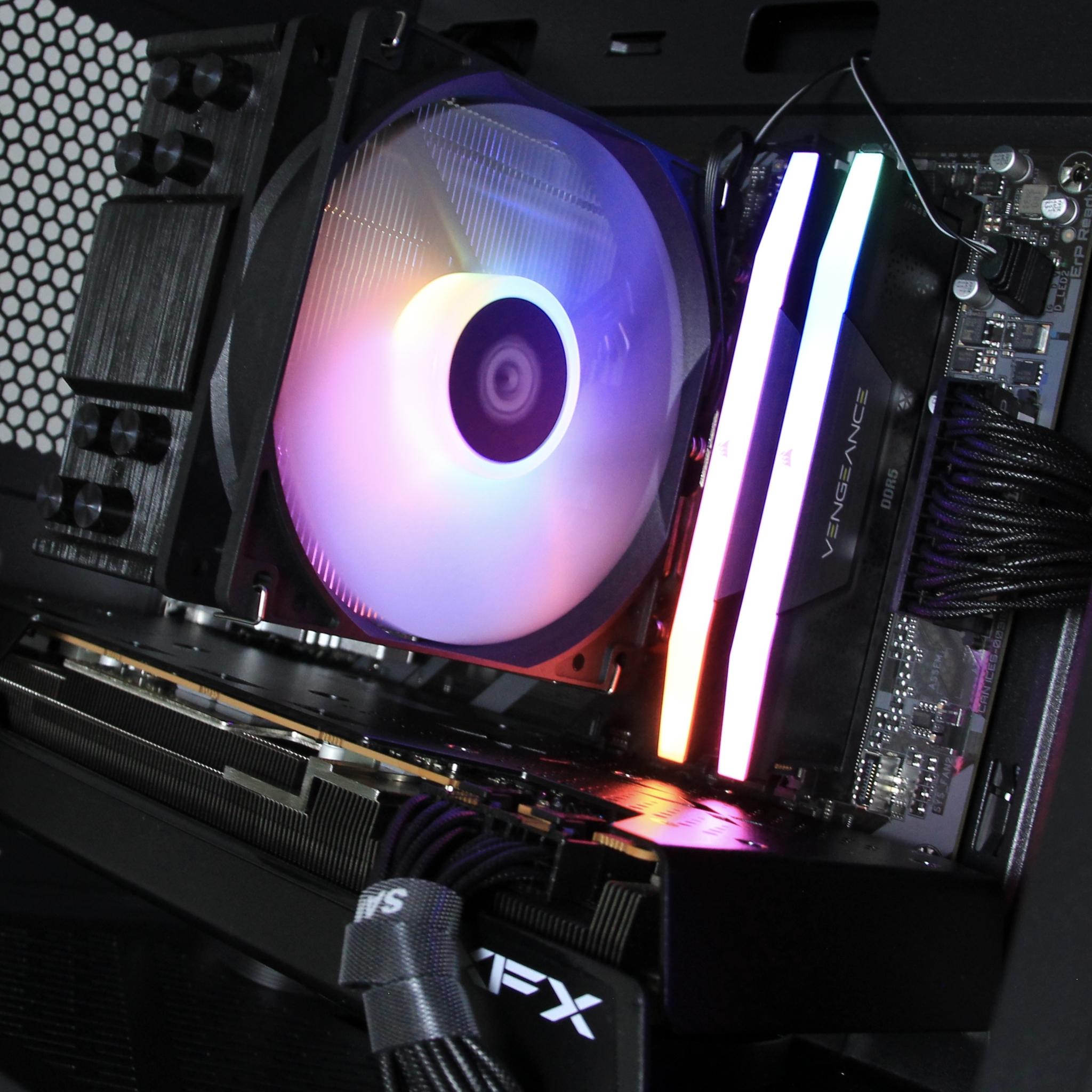 SLEEK POWERHOUSE: RYZEN 9600X + RX 7700 XT BUILD! ⚡️