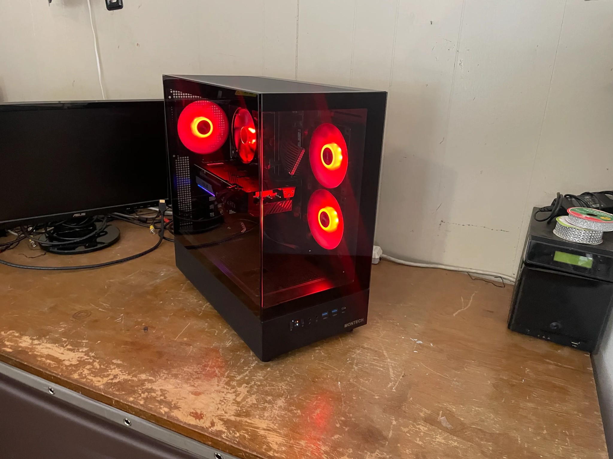 Fish Tank RTX Gaming PC |i5-13400f|2TB M.2|Geforce RTX 3070|32GB Ram