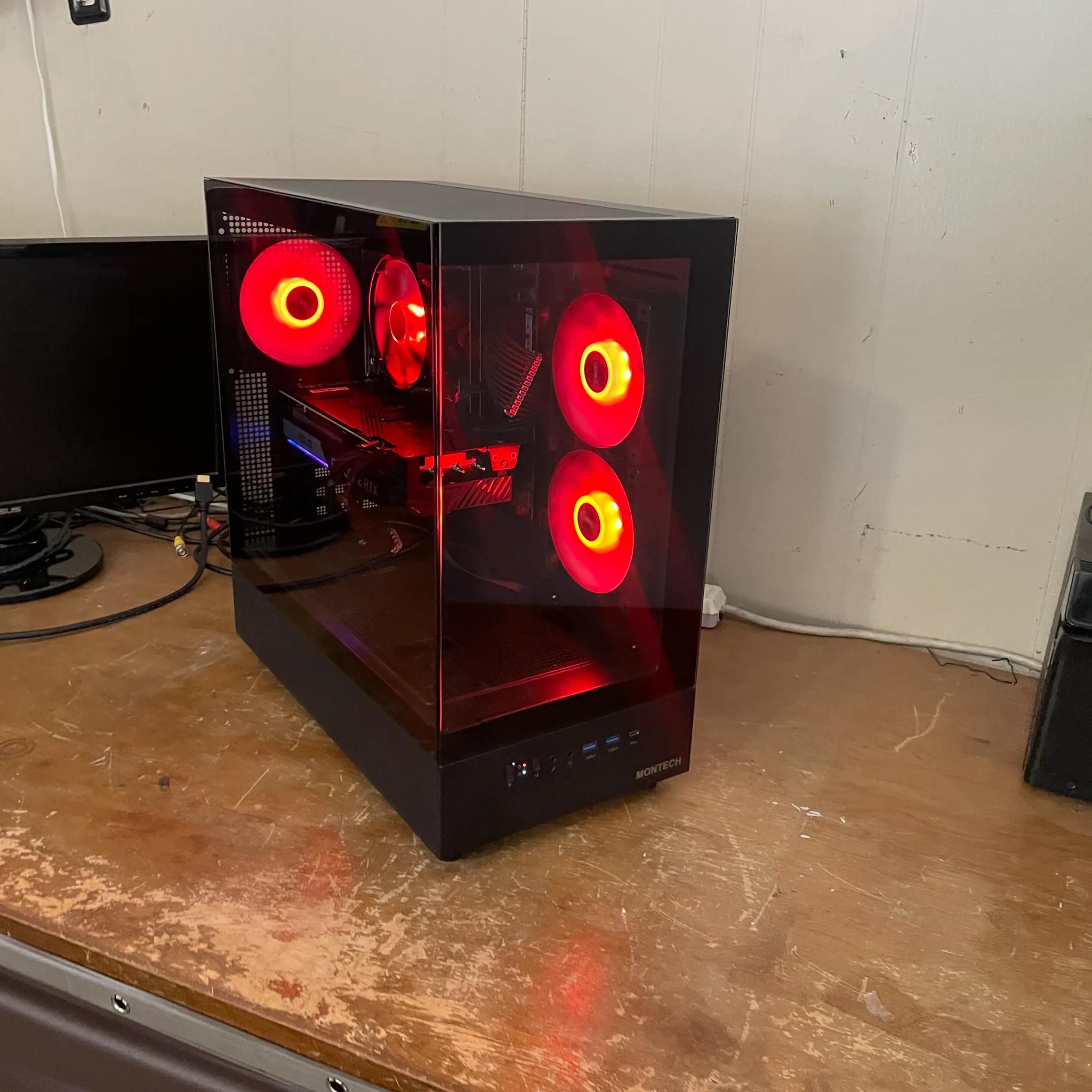 Fish Tank RTX Gaming PC |i5-13400f|2TB M.2|Geforce RTX 3070|32GB Ram