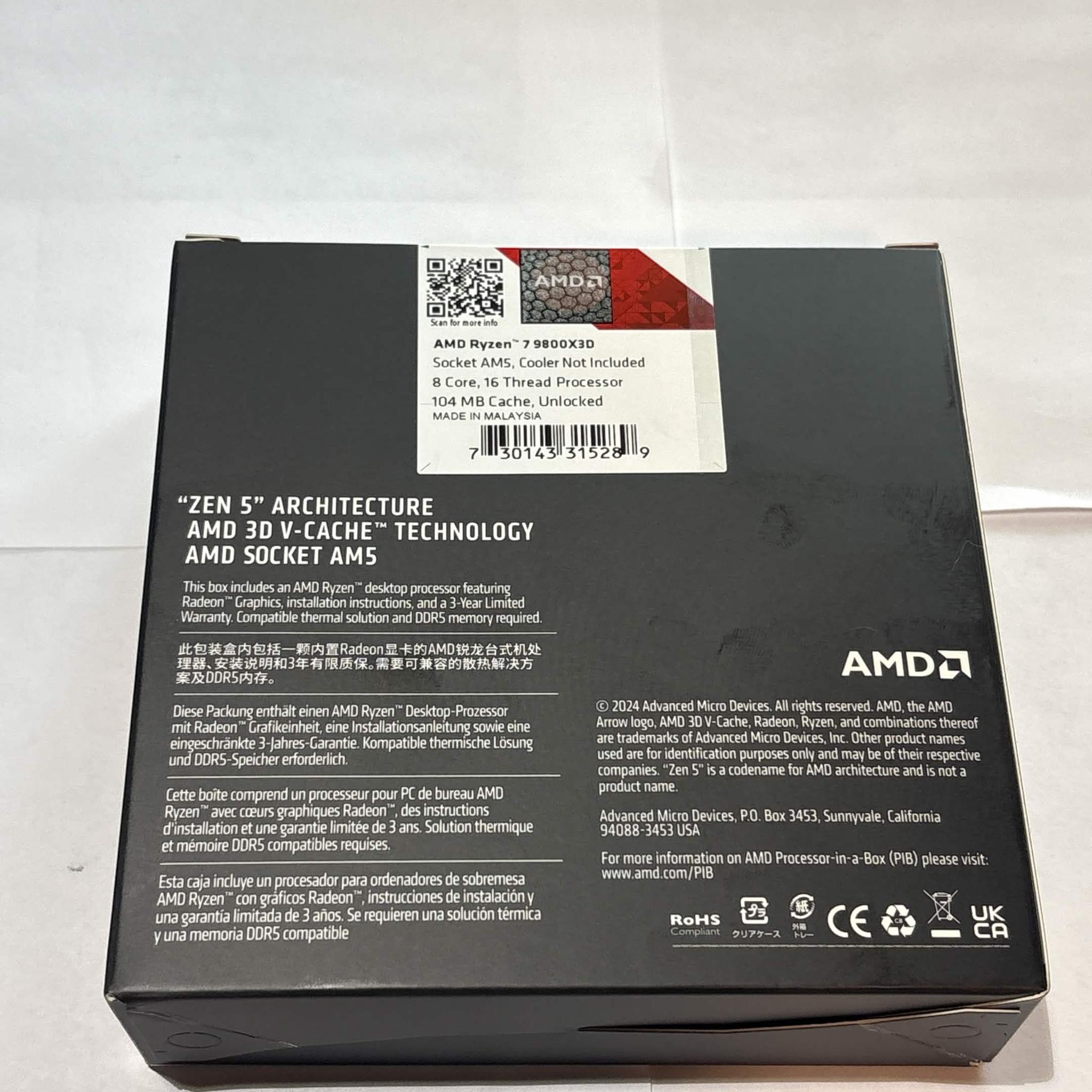 AMD Ryzen 7 9800X3D