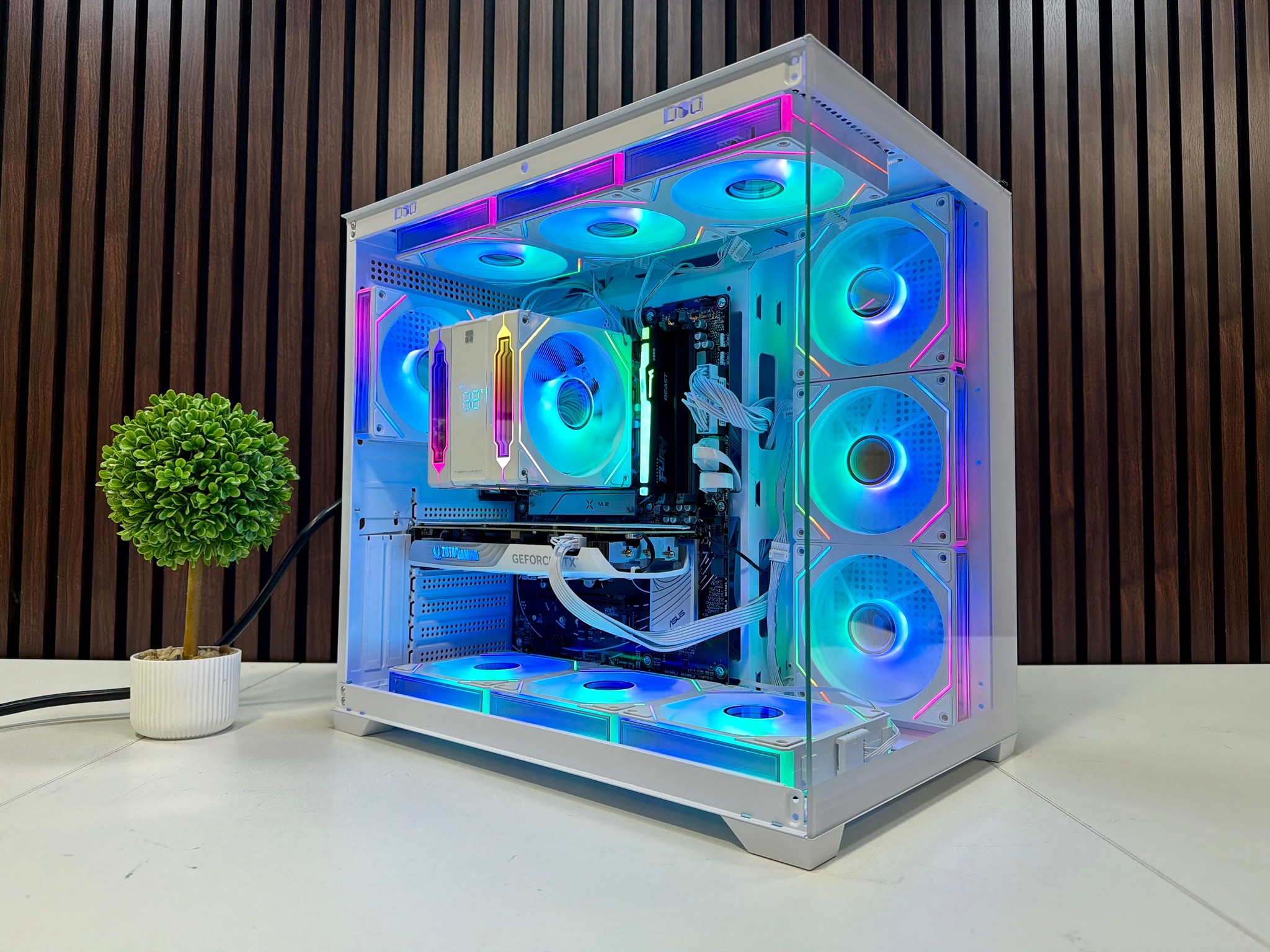 RTX 4070 Super | Ryzen 9600X | 16GB DDR5 | 1TB M.2 | 850 Watt Gold PSU | LCD AIO