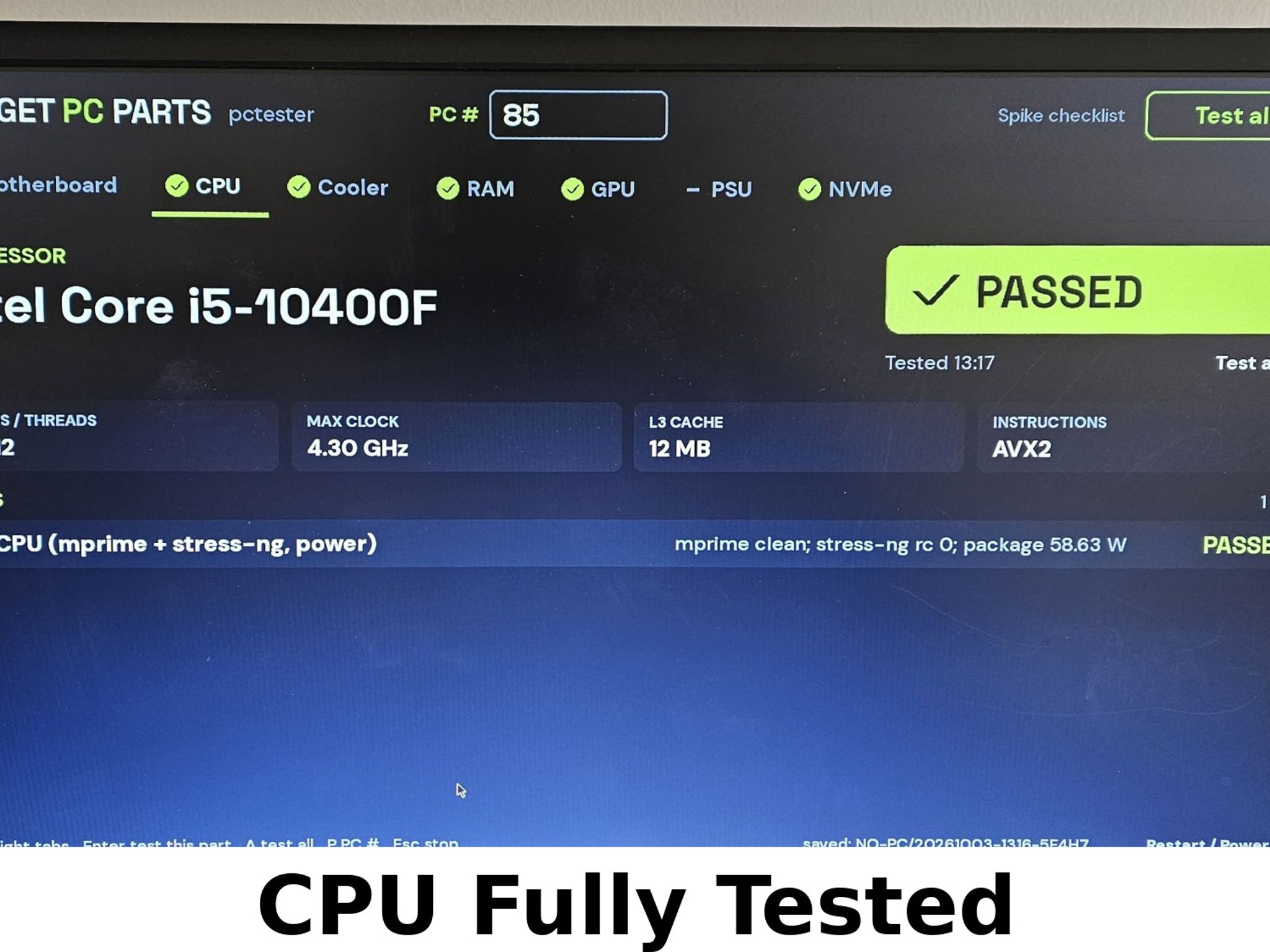 Intel Core i5-10400F LGA1200