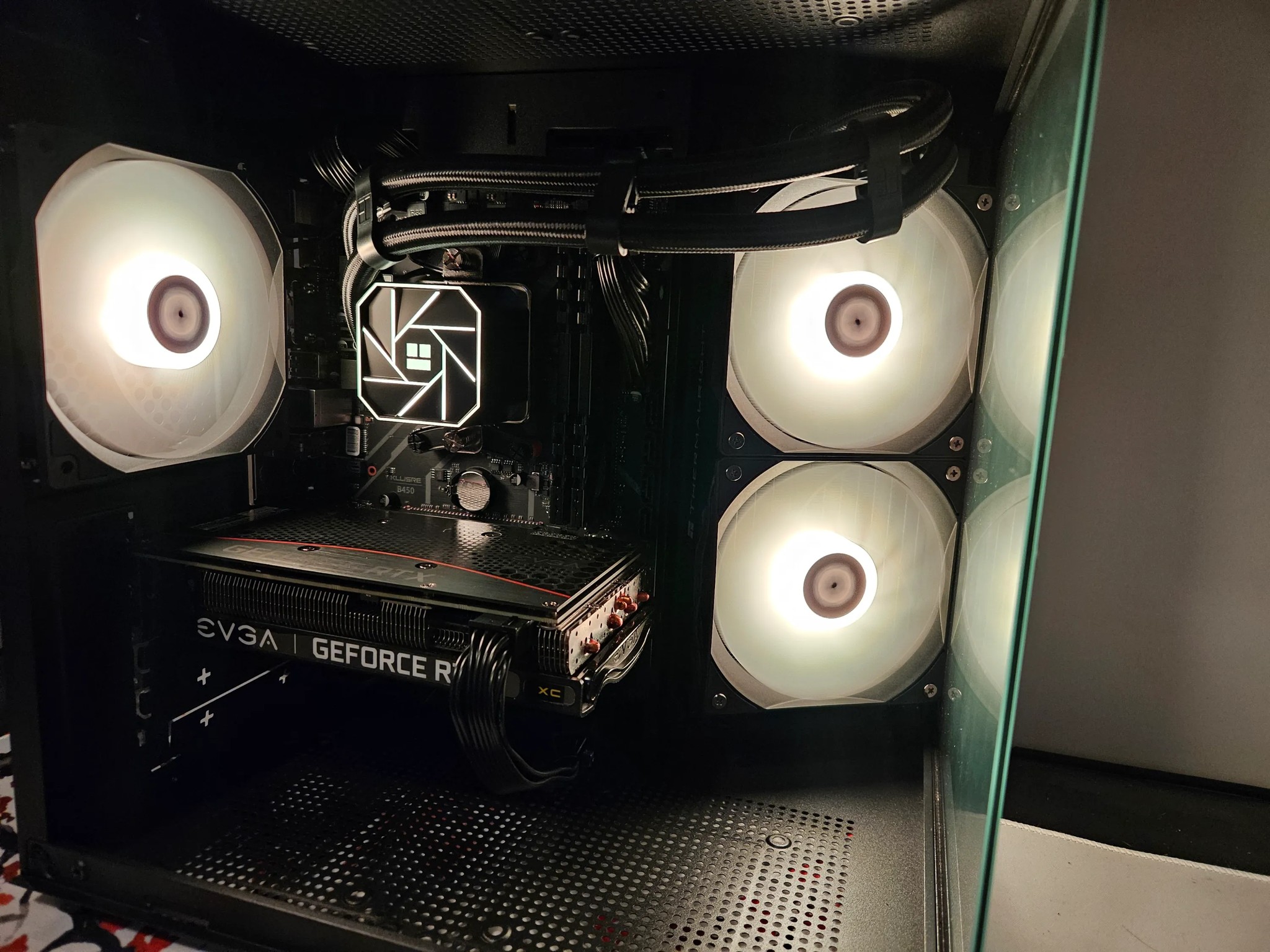 Liquid cooled Dark Side RIG Ryzen 5 / 16GB DDR4 / 1TB SSD / RTX 3060 TI