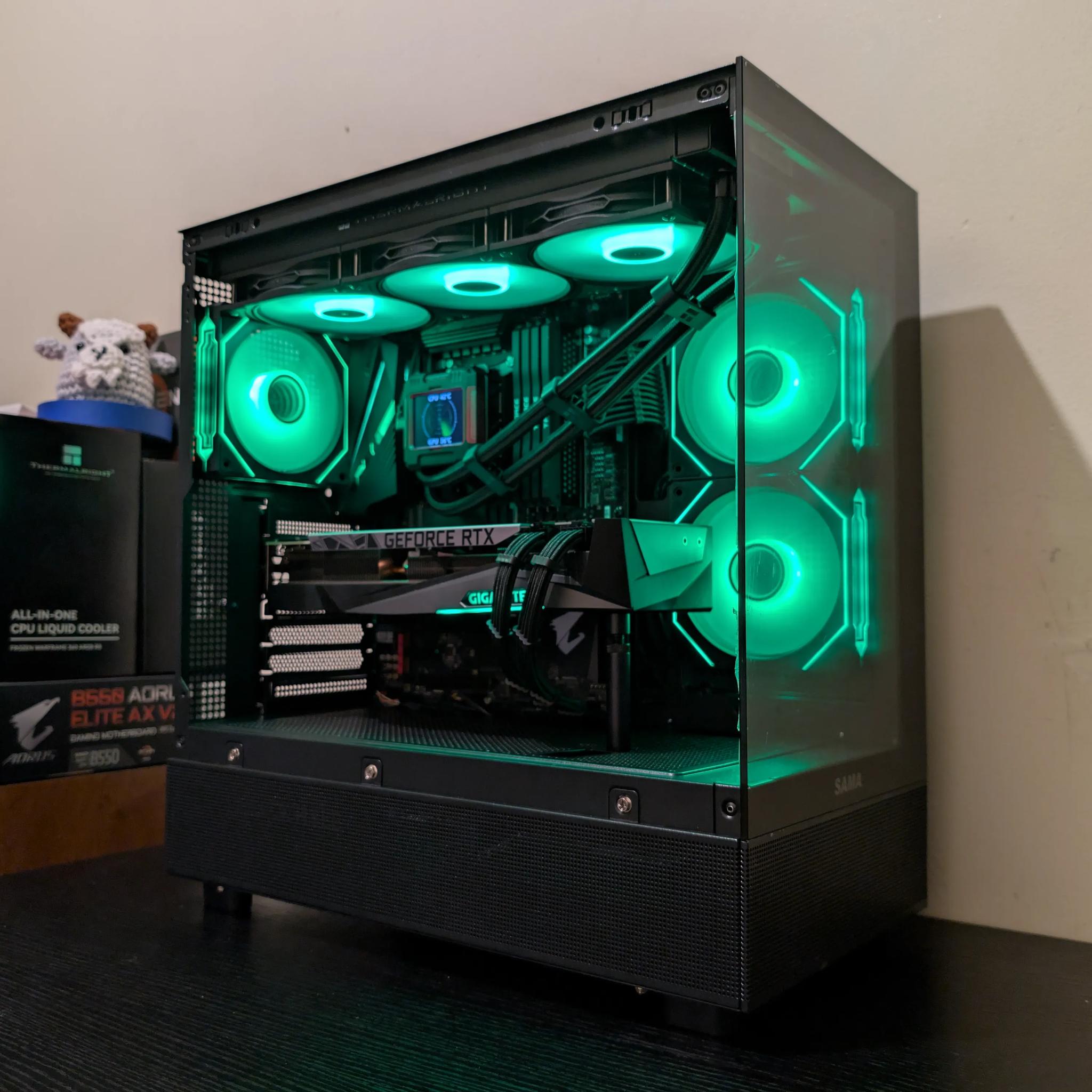 🔥1440p Gaming Beast | RTX 3080 | Ryzen 7 5700X | 1TB SSD | 32GB RAM | WiFi 6 & Bluetooth🔥
