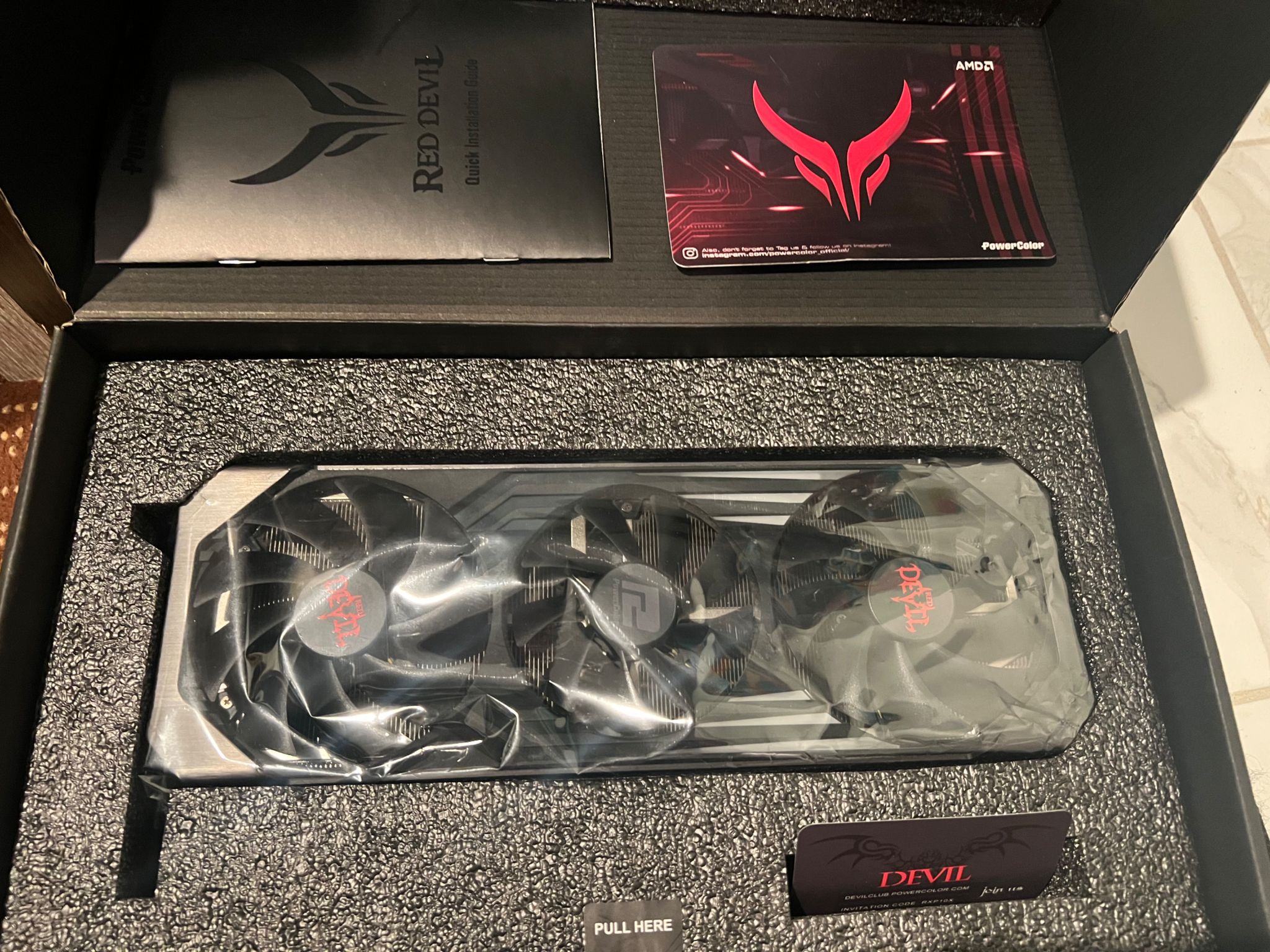 PowerColor AMD Radeon 6800 XT Red Devil Overclocked Triple-Fan 16GB GDDR6 PCIe 4.0 Graphics Card