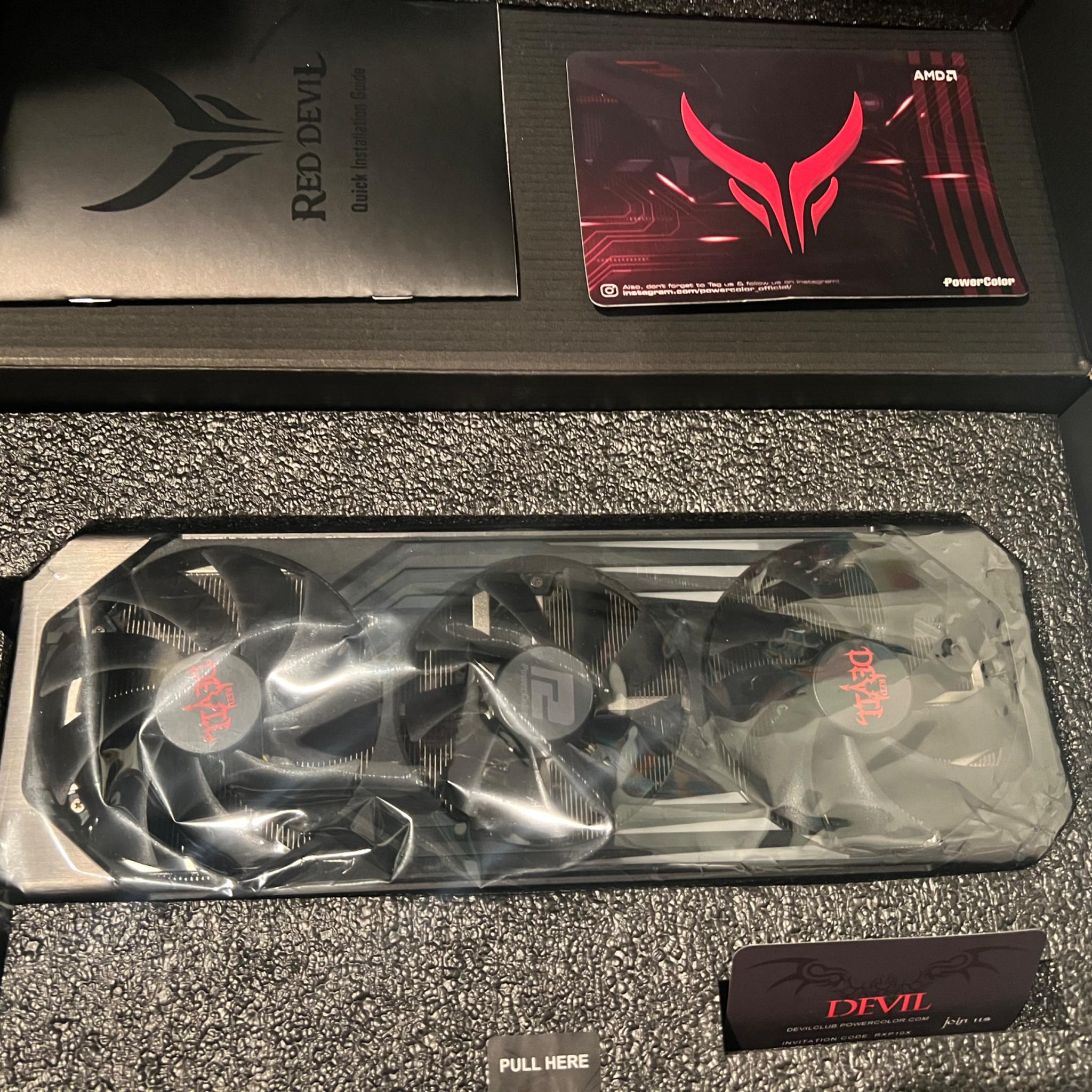 PowerColor AMD Radeon 6800 XT Red Devil Overclocked Triple-Fan 16GB GDDR6 PCIe 4.0 Graphics Card