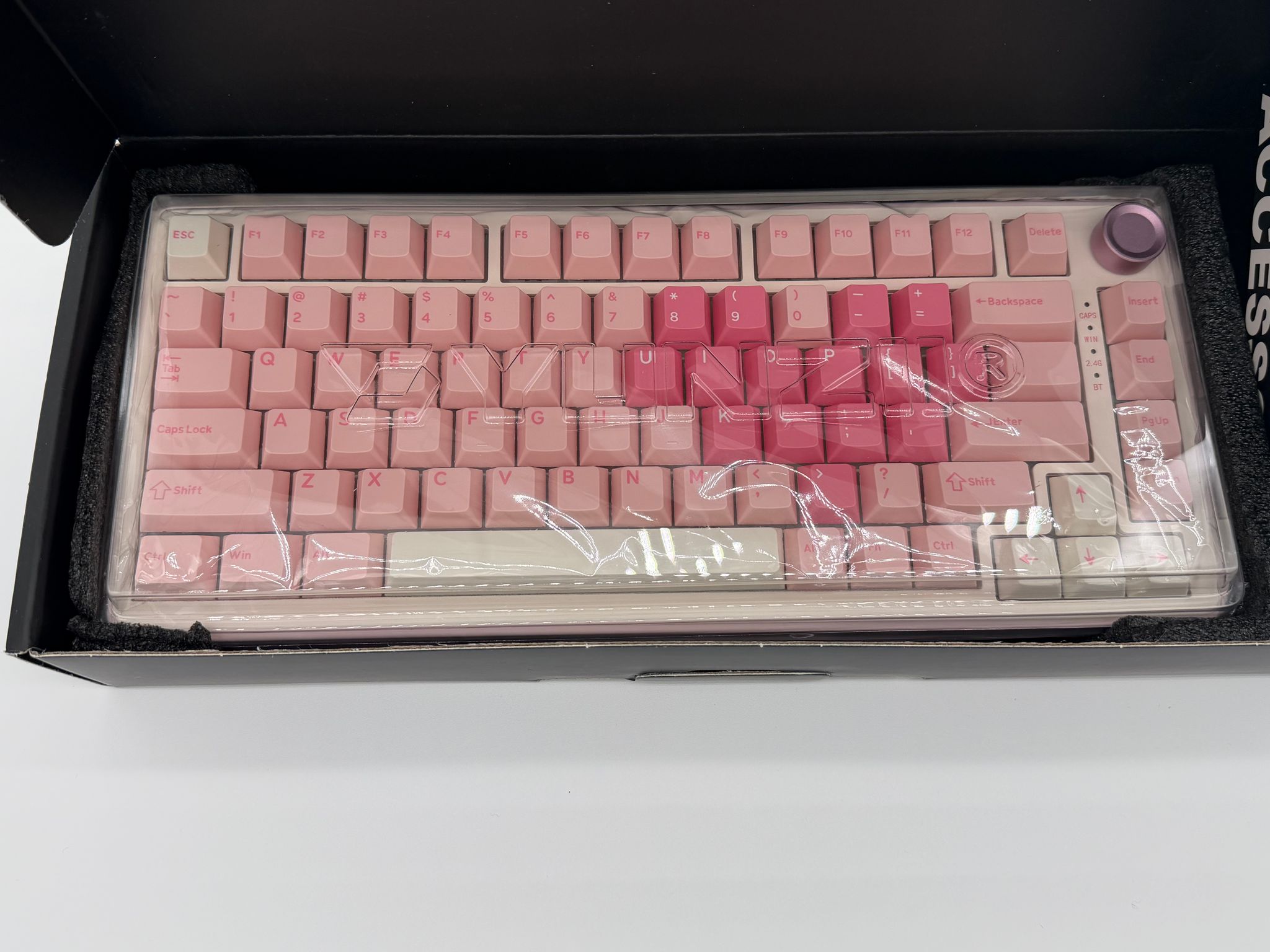 YUNZII B75 PRO Wireless Mechanical Keyboard,75% Layout with Knob,Hot Swap Gasket