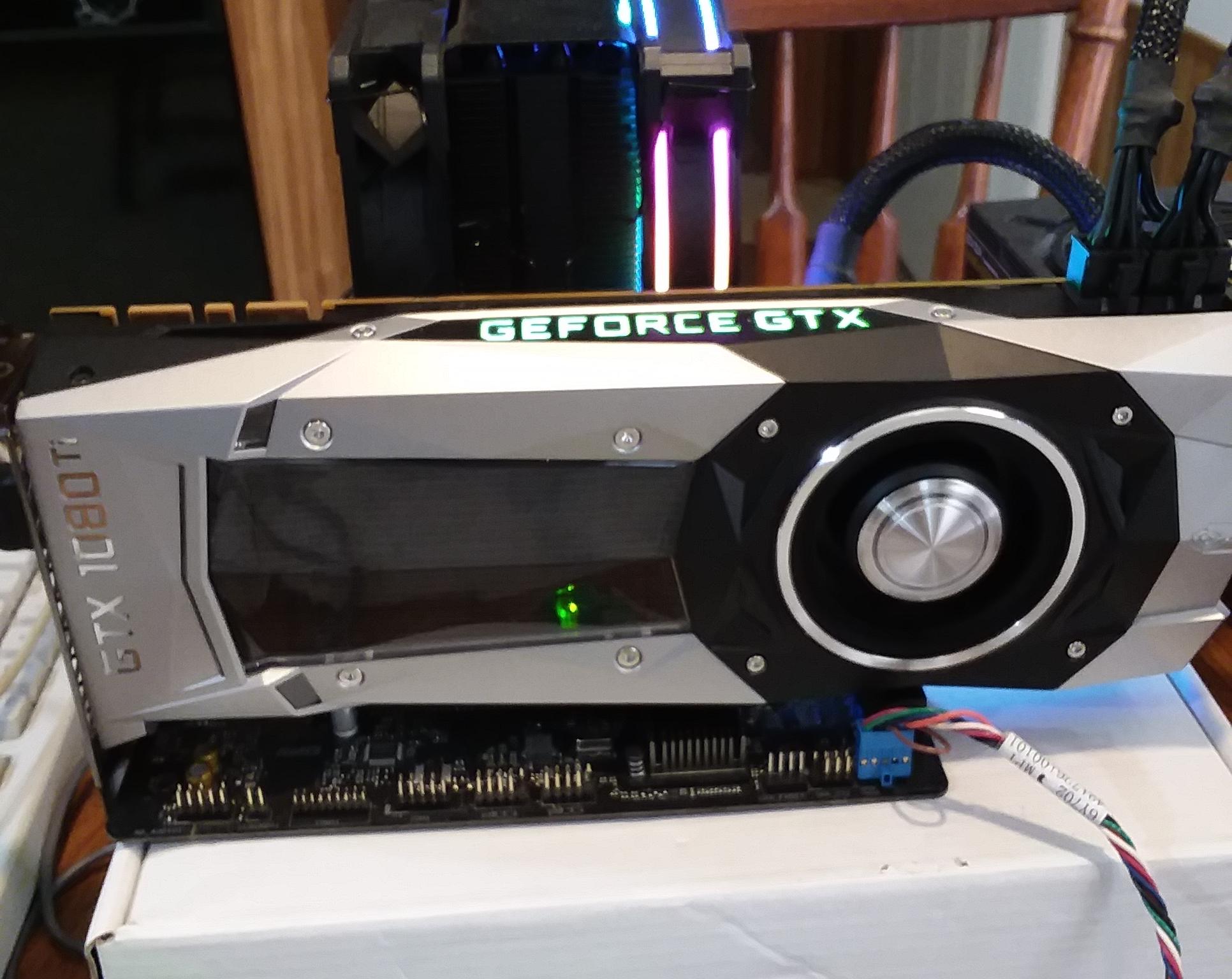 Nvidia GeForce GTX-1080ti 11GB Founders Edition In Excellent Condition