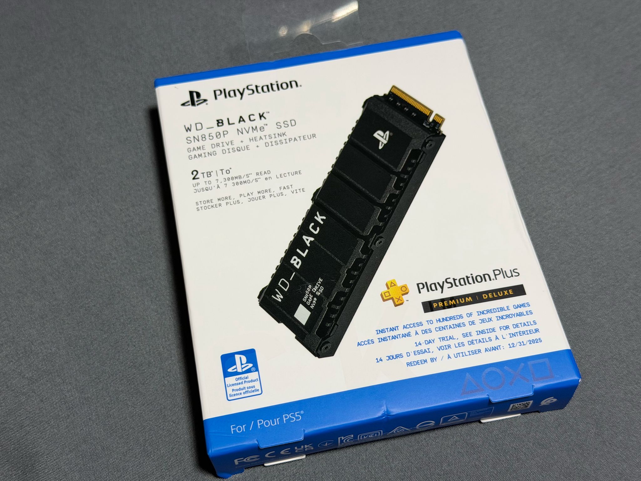 WD Black 2TB SN850P NVMe SSD for PS5 or PC Brand New Sealed