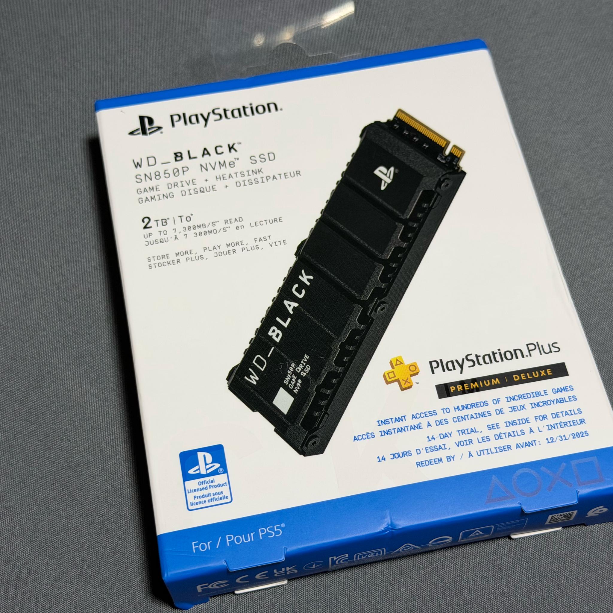 WD Black 2TB SN850P NVMe SSD for PS5 or PC Brand New Sealed