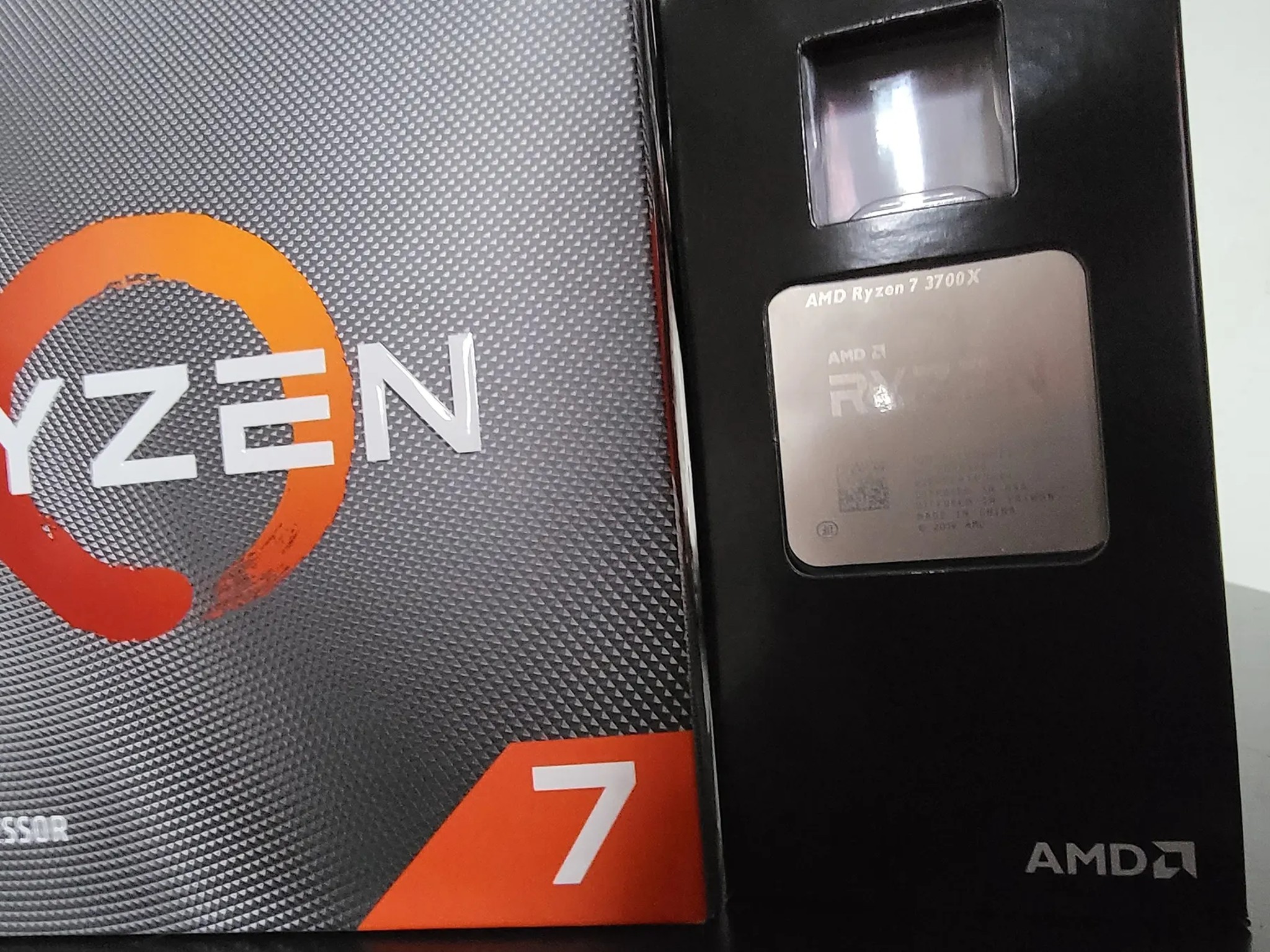 Lightly used, amd ryzen 7 3700x with stock cooler