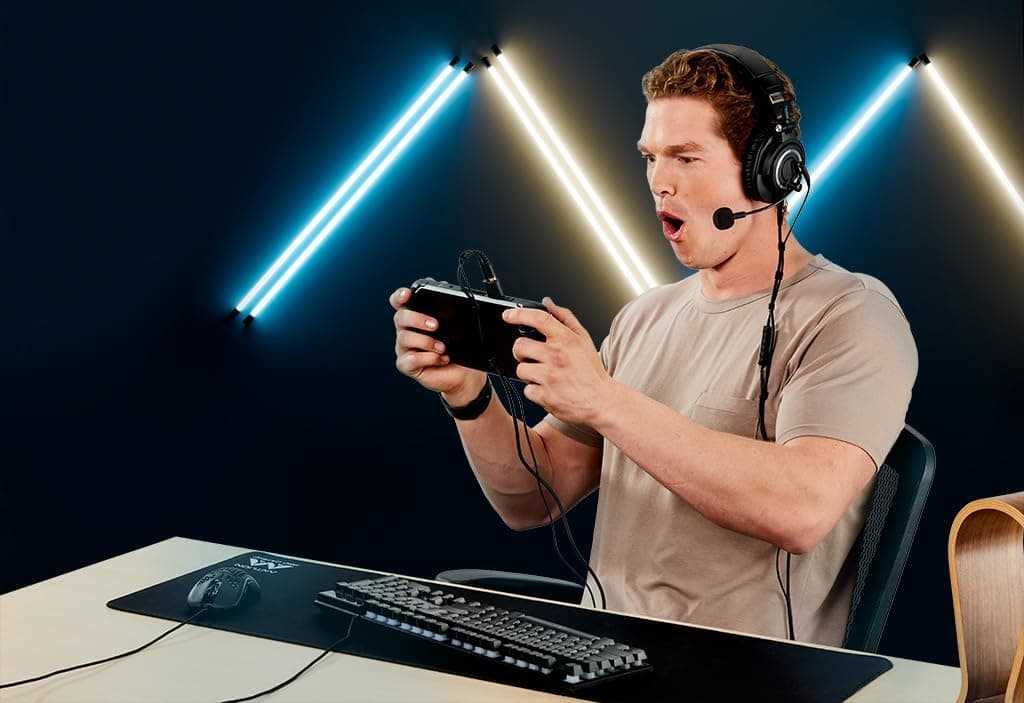 ModMic USB 2 Attachable Noise-Cancelling Microphone with Mute Switch with PC, PlayStation, and More.