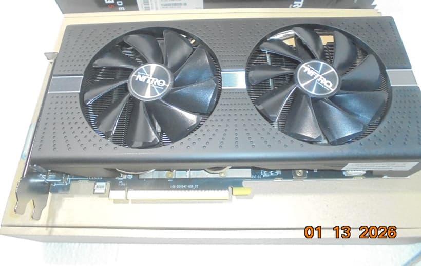 Sapphire Nitro+ RX 580 OC 4GB Dual Bios/LED/Like New Condition