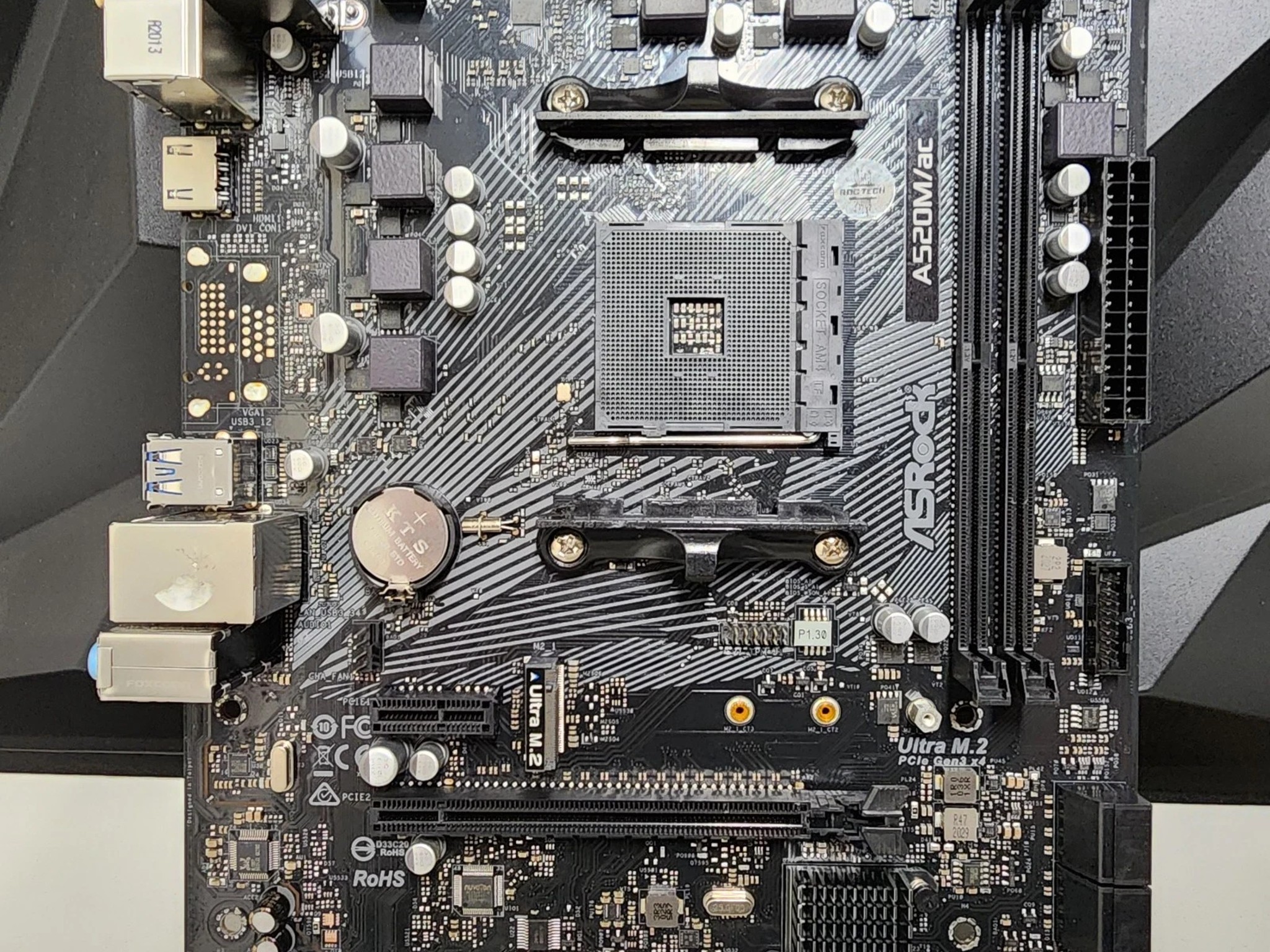ASROCK A520M/AC WIFI DDR4 AM4 MATX MOTHERBOARD