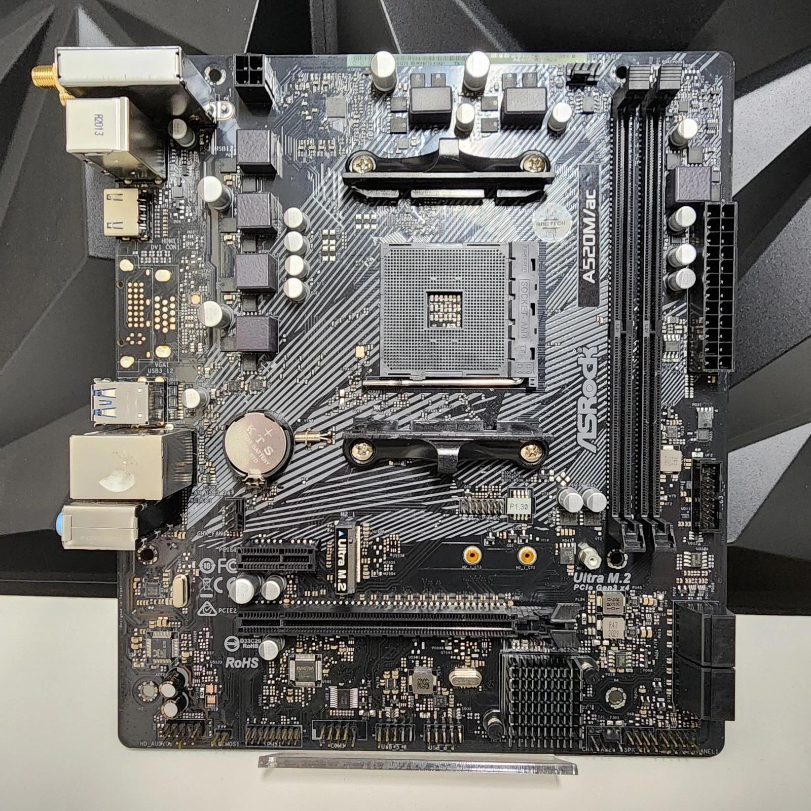ASROCK A520M/AC WIFI DDR4 AM4 MATX MOTHERBOARD