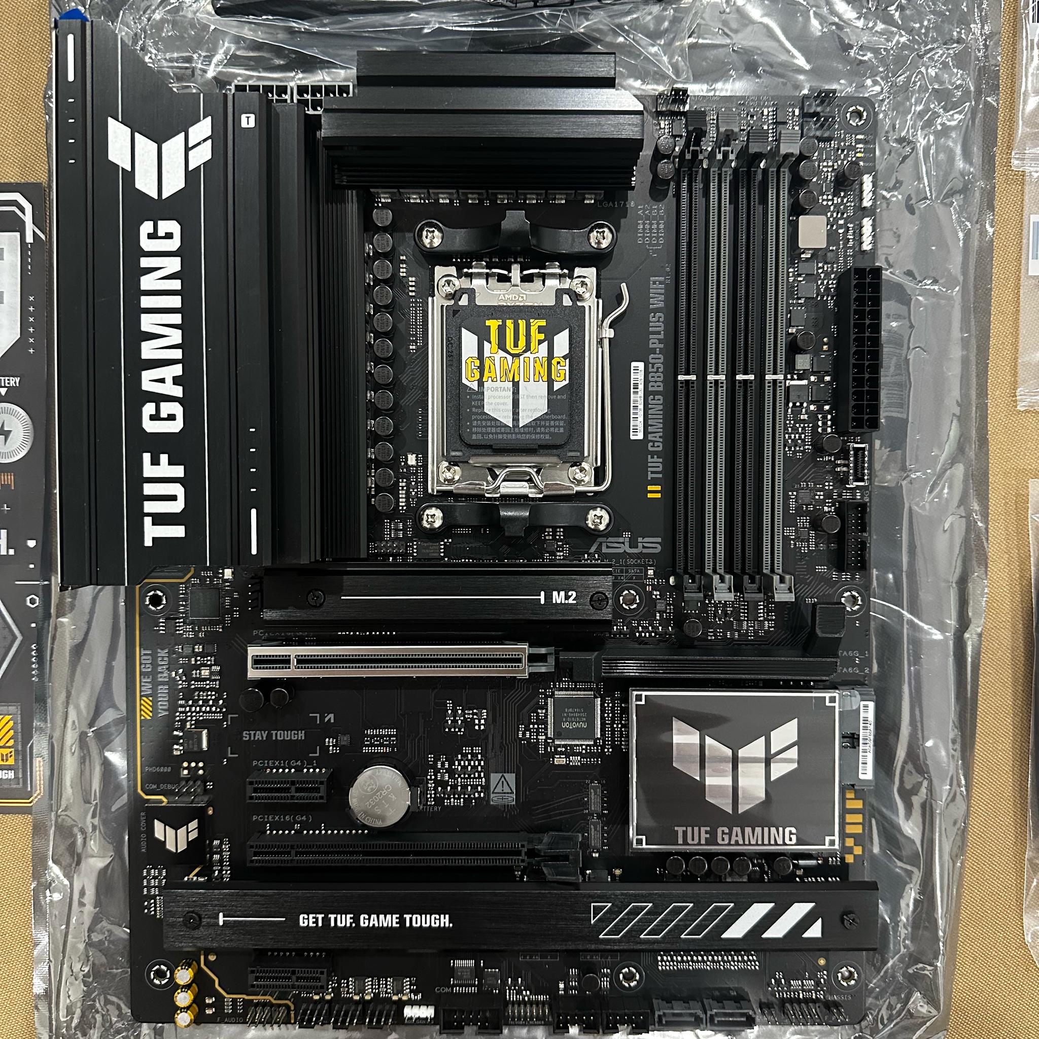 ASUS TUF Gaming B850-PLUS WiFi AM5 ATX (tested, works)