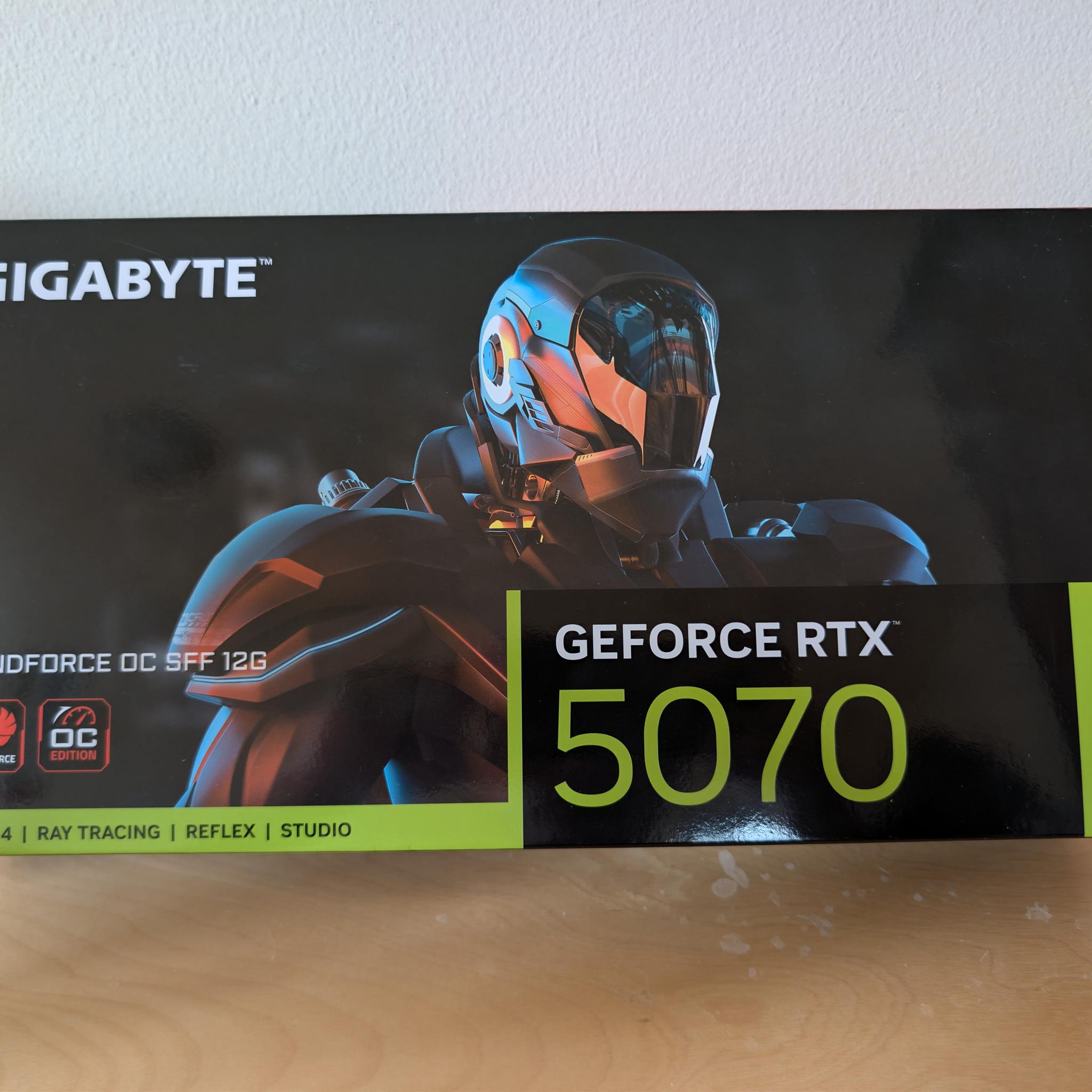 GIGABYTE RTX 5070 WindForce OC SFF 12GB (Like New / Full Retail Box)