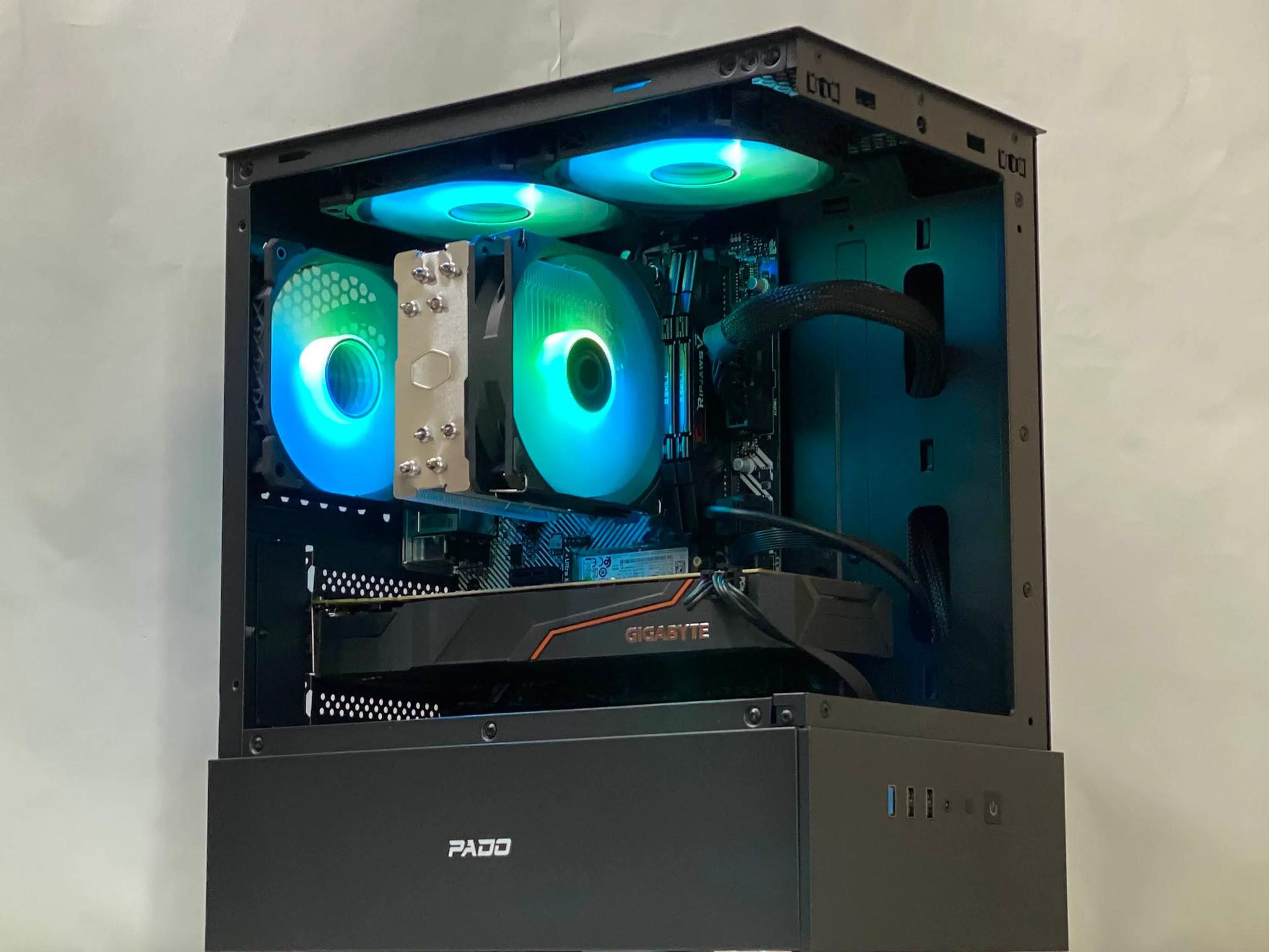 GTX 1080, Ryzen 5 2600, 16GB DDR4, 512GB NVMe SSD, WiFi - Gaming PC