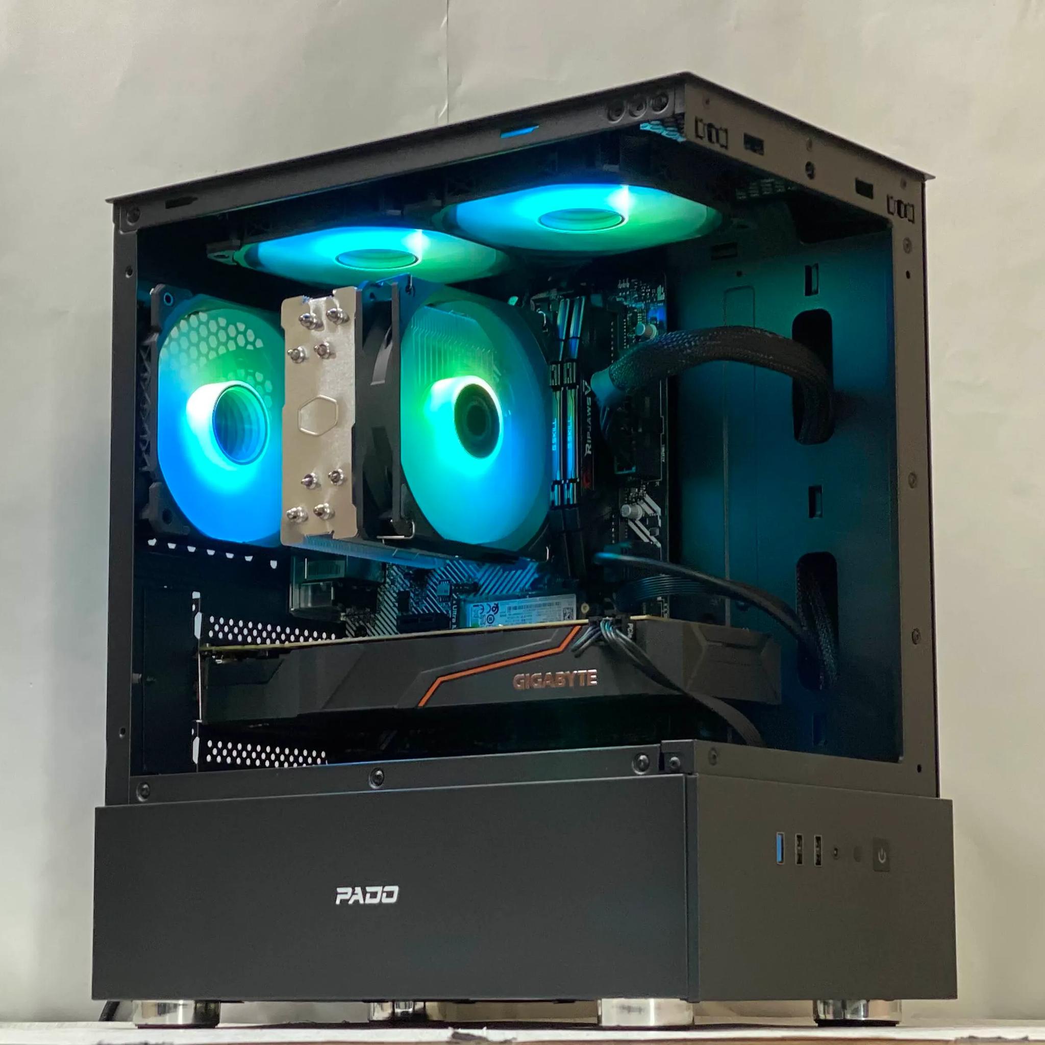 GTX 1080, Ryzen 5 2600, 16GB DDR4, 512GB NVMe SSD, WiFi - Gaming PC