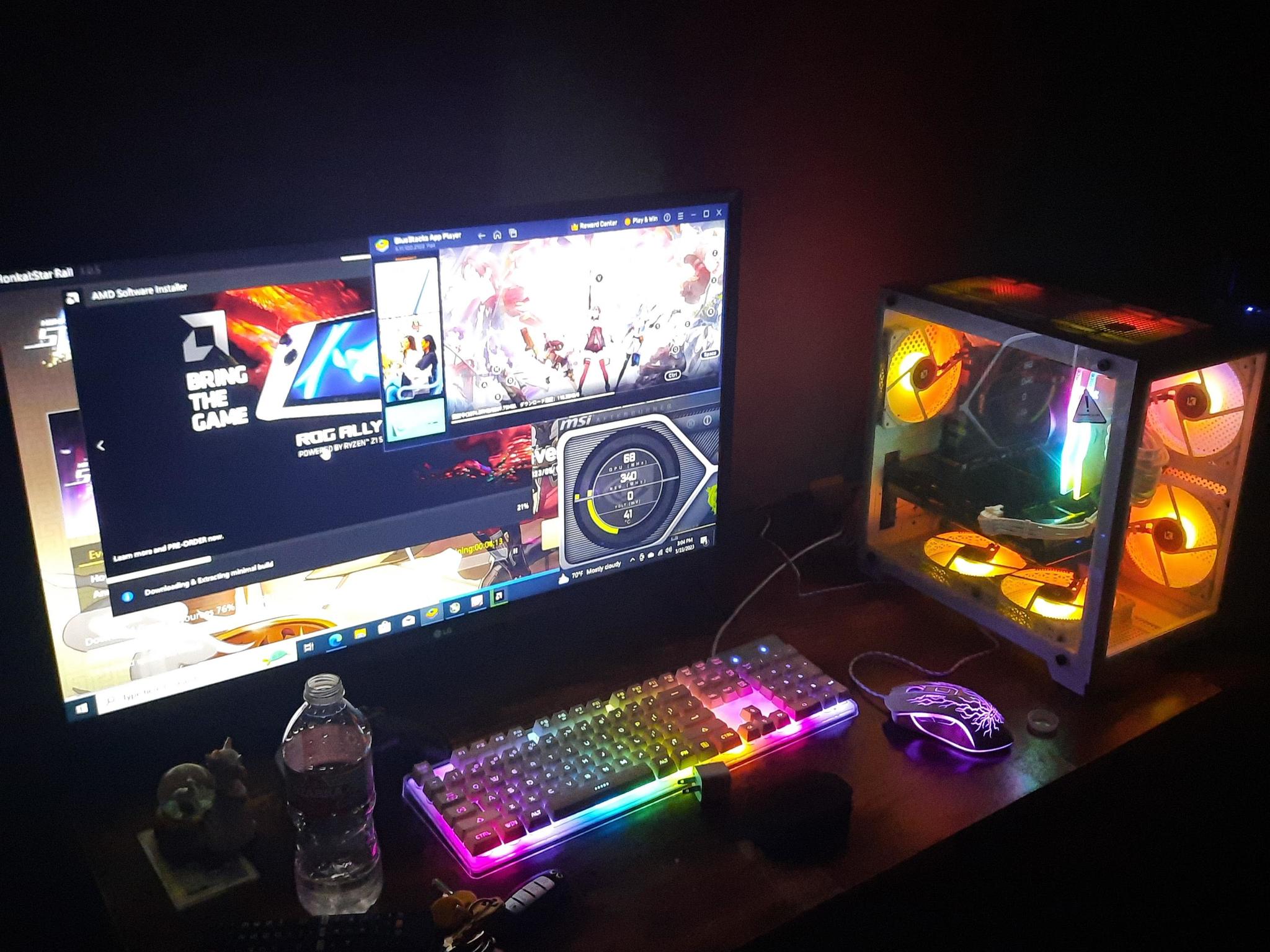 ✨Dream PC✨ All white Custom Build AMD Ryzen 5600X 6 core 12 threads 32 gb ram 1 tb ssd 7 120mm fans