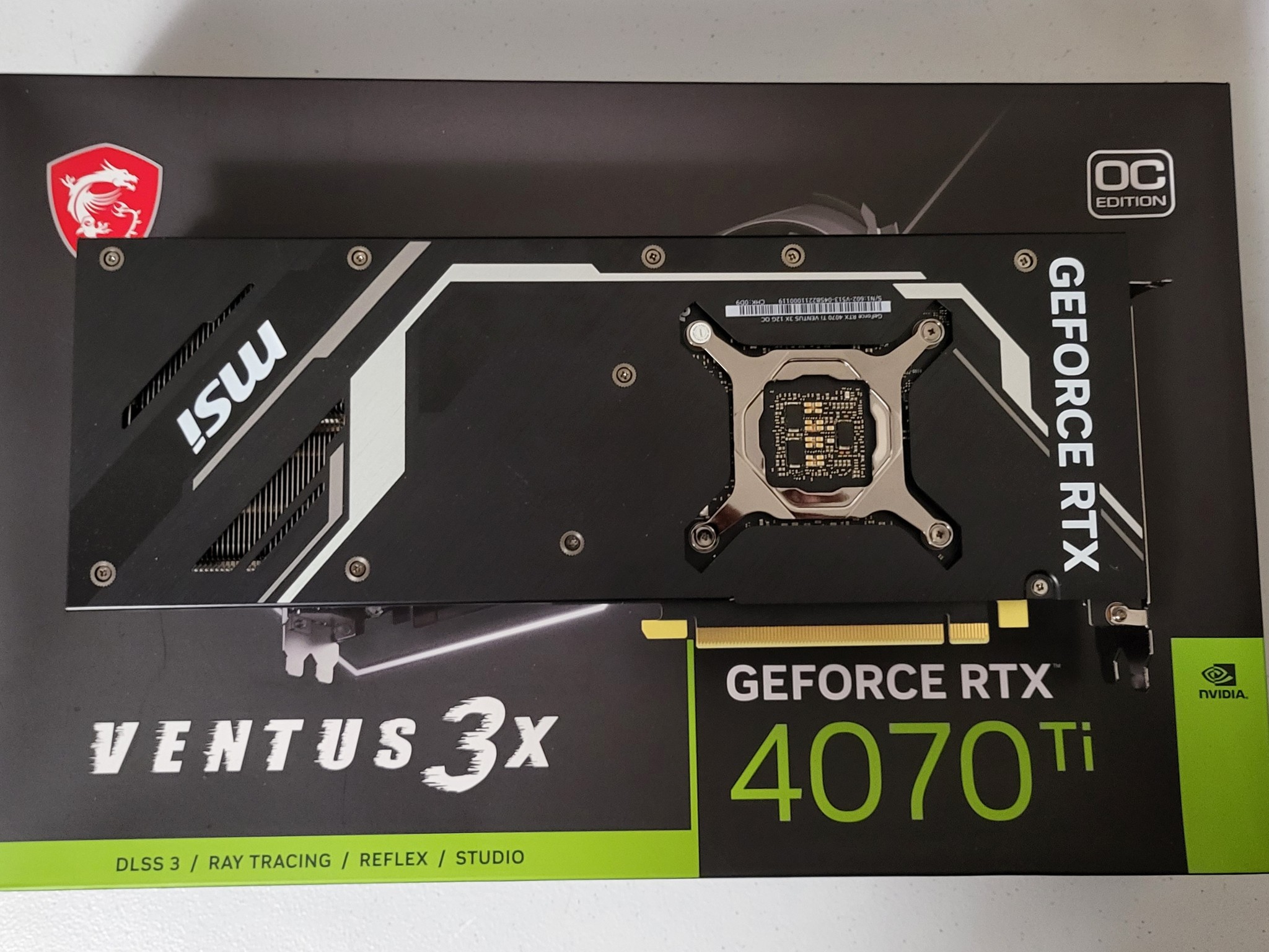 MSI Ventus 3x RTX 4070ti