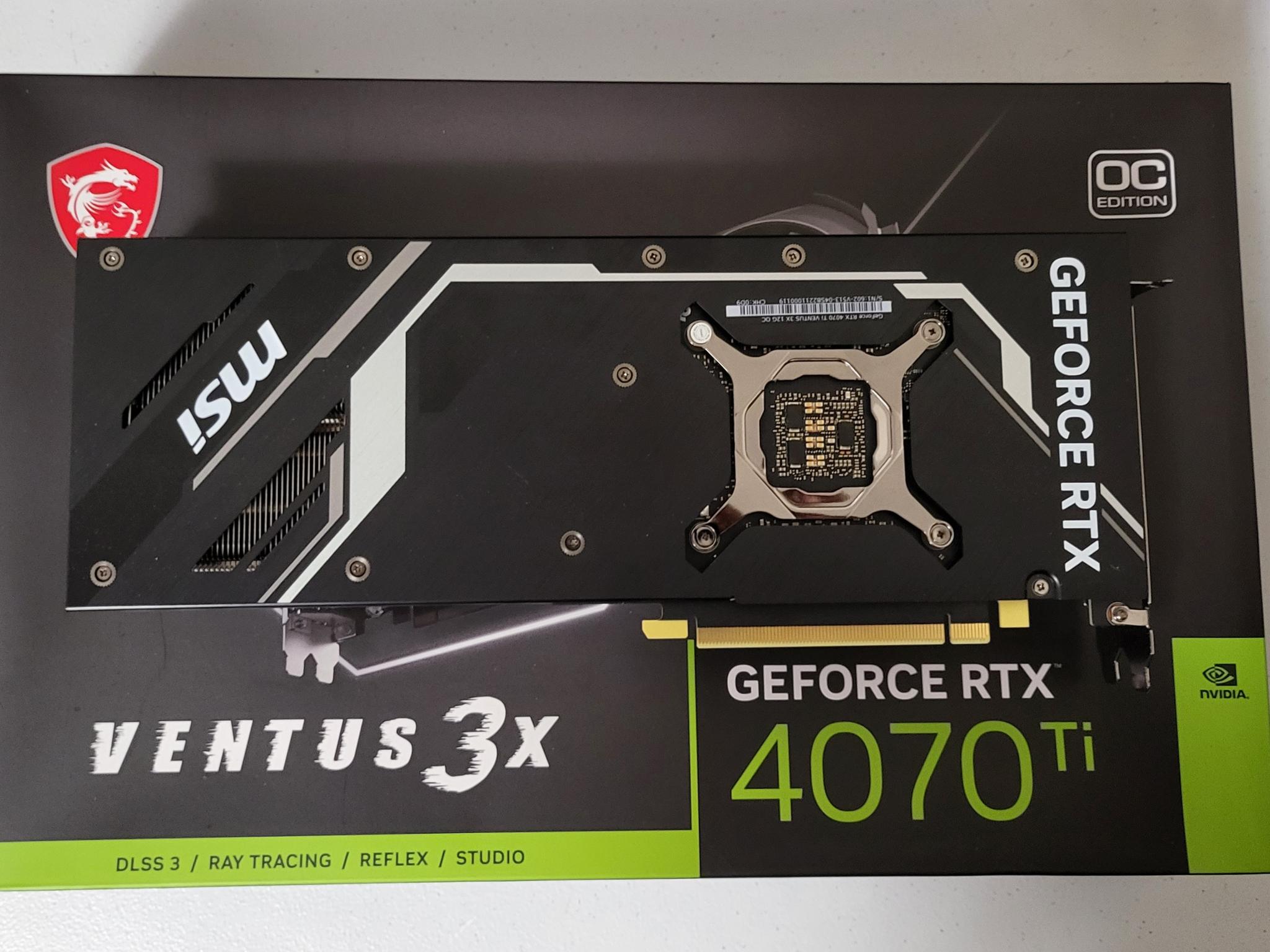 MSI Ventus 3x RTX 4070ti