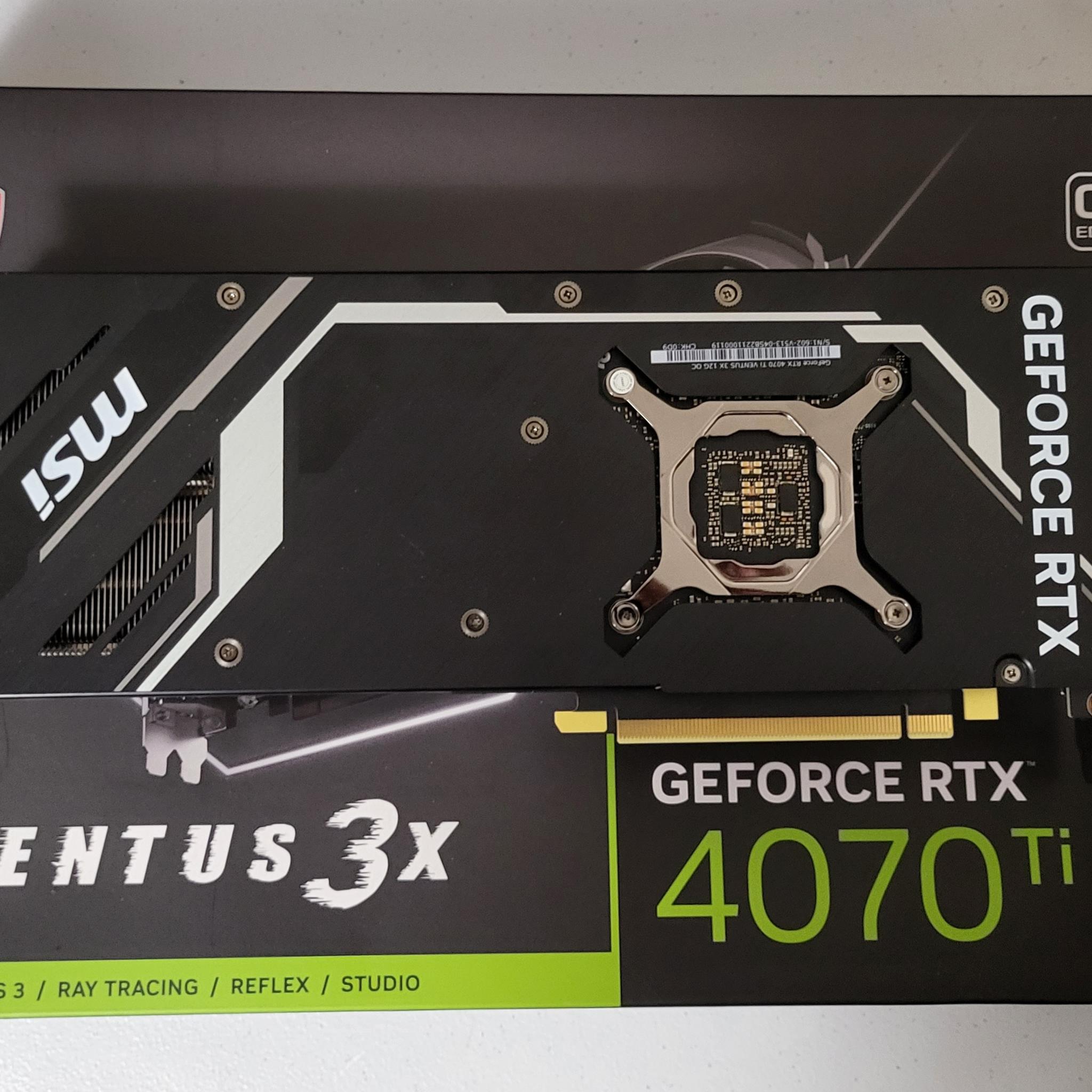 MSI Ventus 3x RTX 4070ti