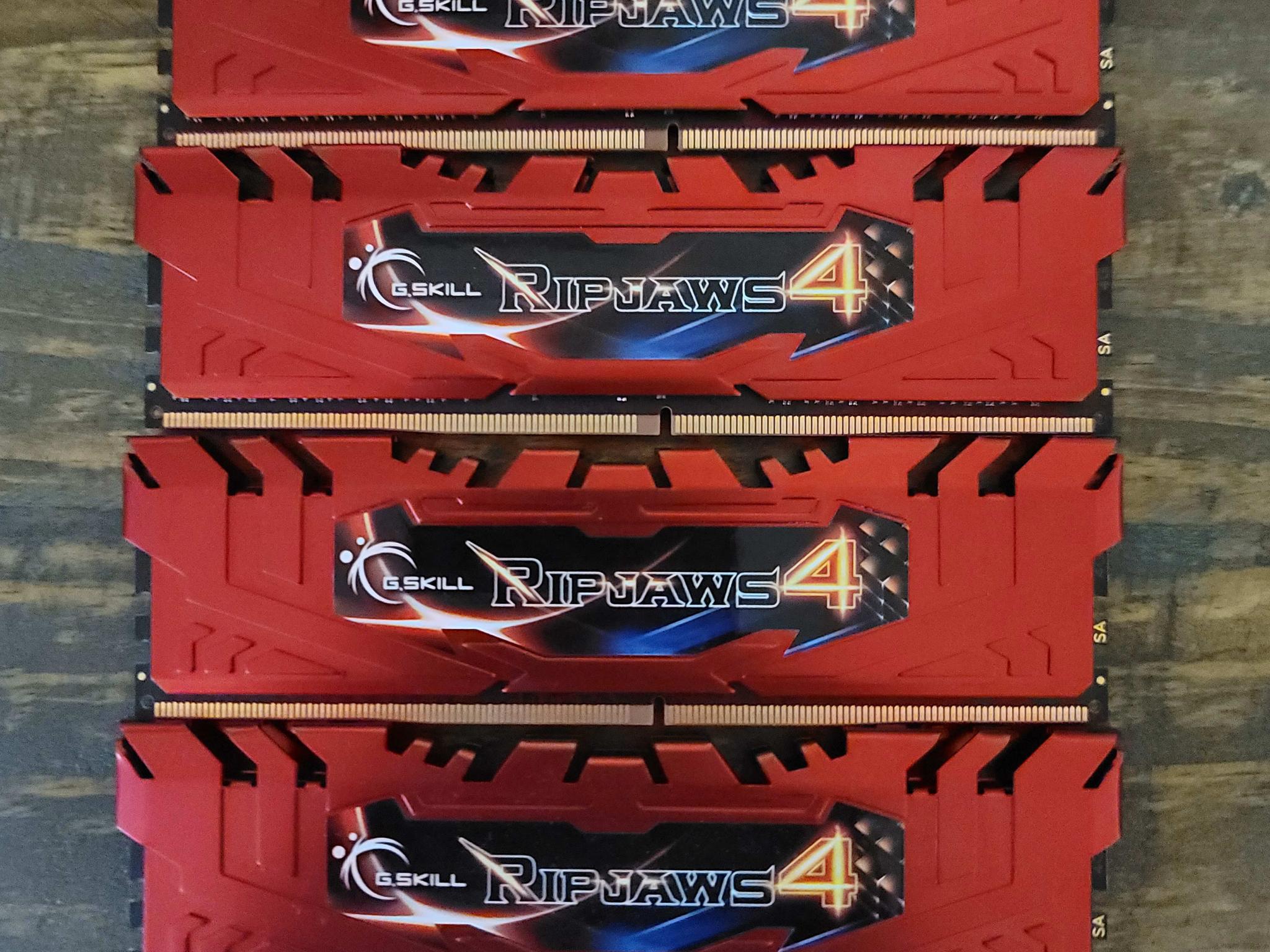 G.Skill Ripjaws4 16GB (4x4GB) DDR4-2133 CL15 Memory