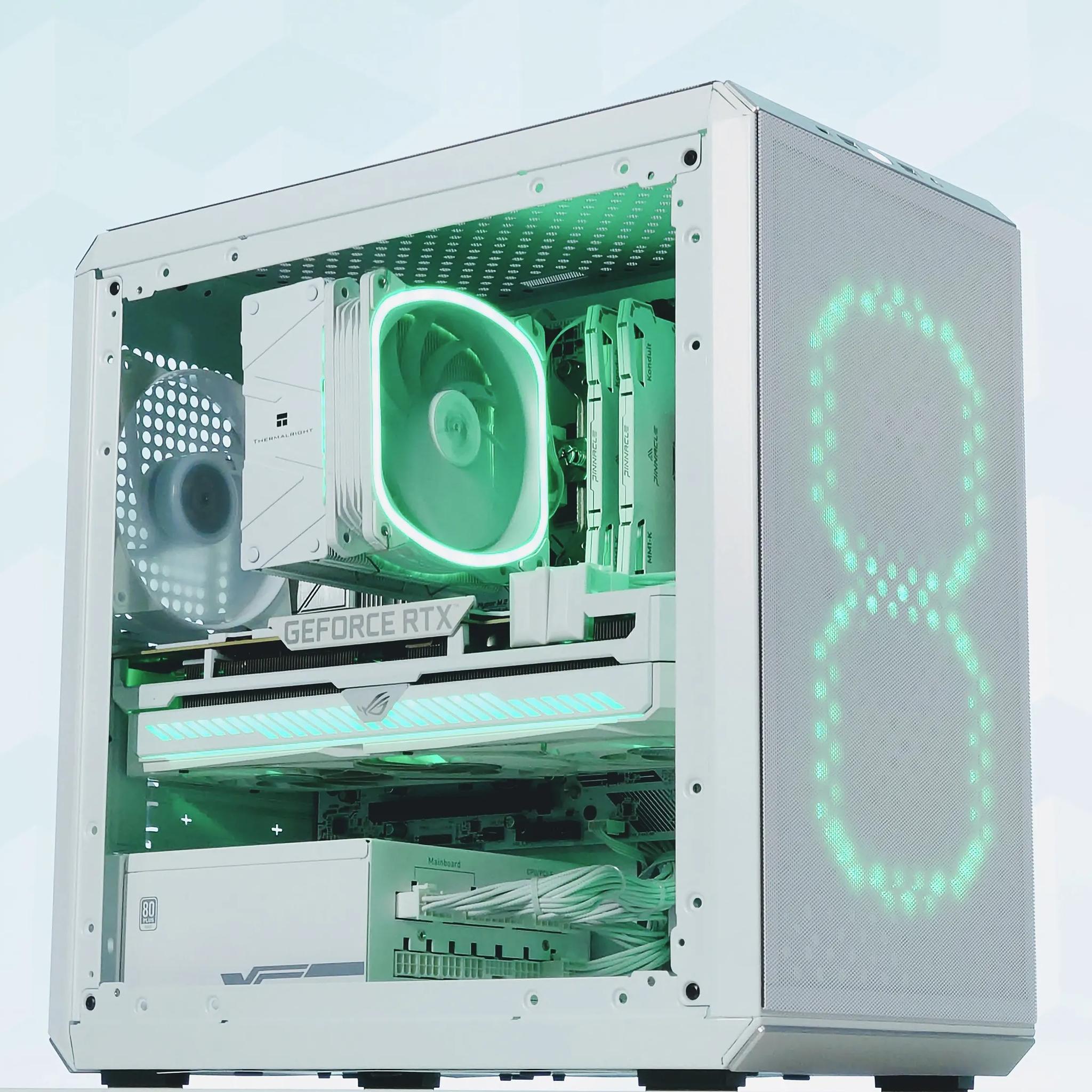 💚🤍Gaming PC▪️Nvidia RTX 3070 8GB▪️AMD Ryzen 5 5600 6 core▪️32GB DDR4 ▪️ 1TB SSD