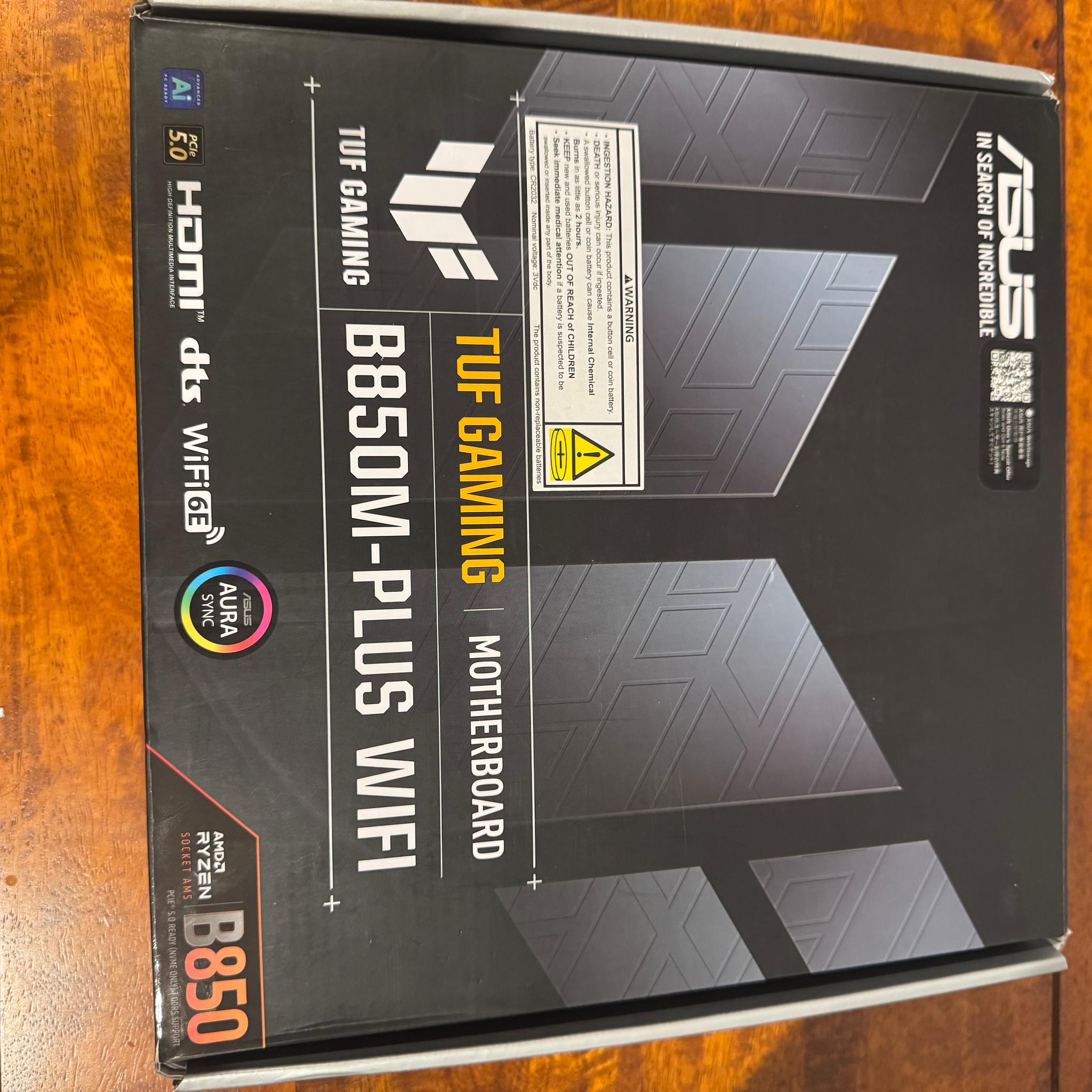 Asus tuf b850m Plus WiFi