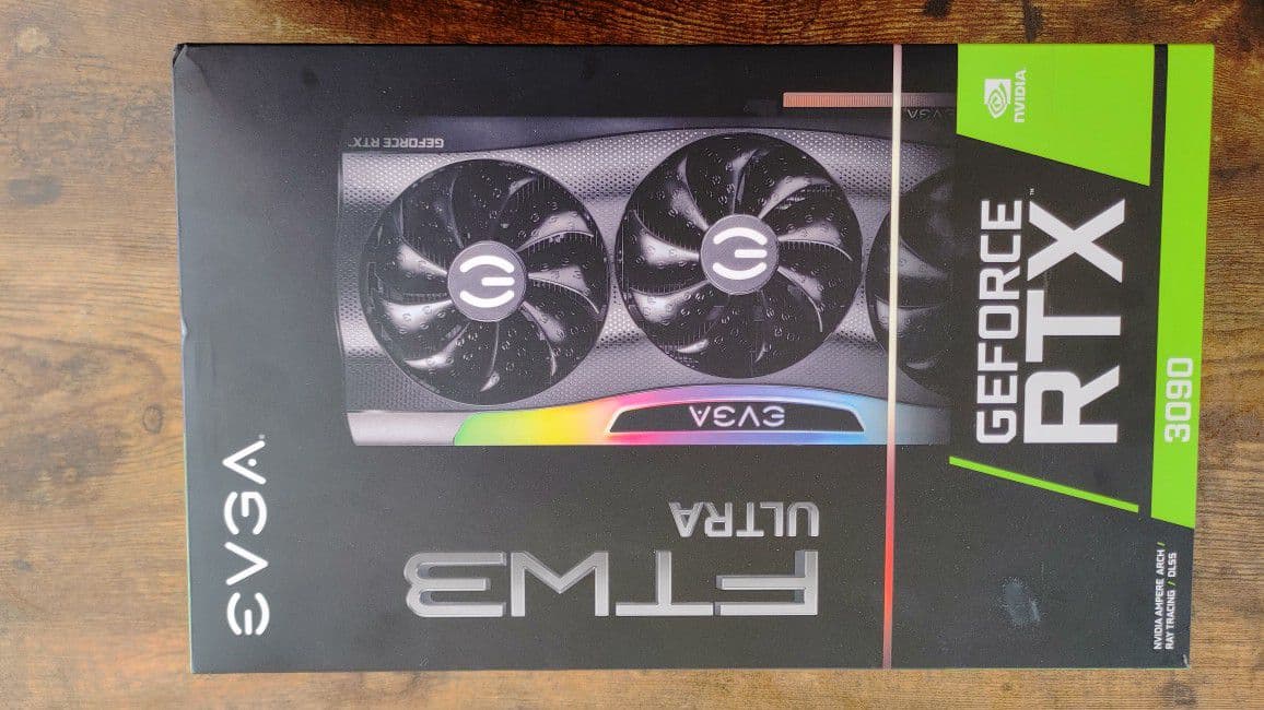 Evga Geforce RTX 3090 FTW3 Ultra 24gb Gddr6x vram New (open box) never used