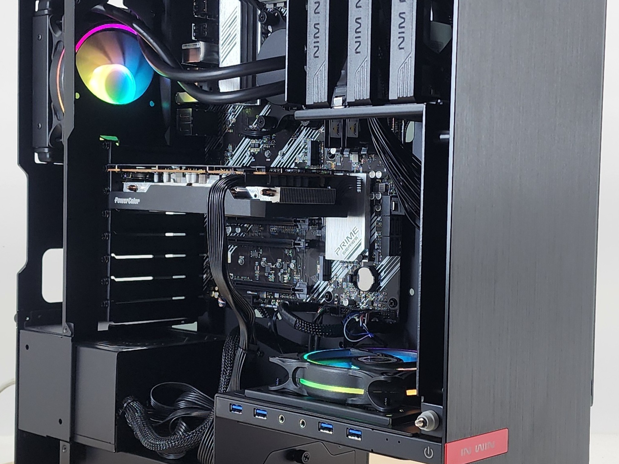Gaming PC Ryzen 5 5600G 16GB RAM 1TB SSD RX 7600 8GB Windows 11 Computer