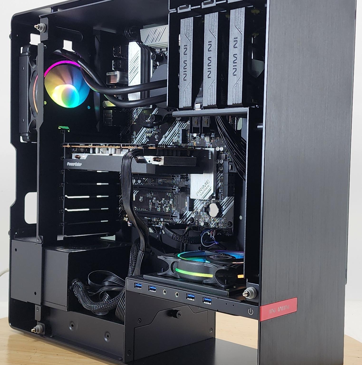 Gaming PC Ryzen 5 5600G 16GB RAM 1TB SSD RX 7600 8GB Windows 11 Computer
