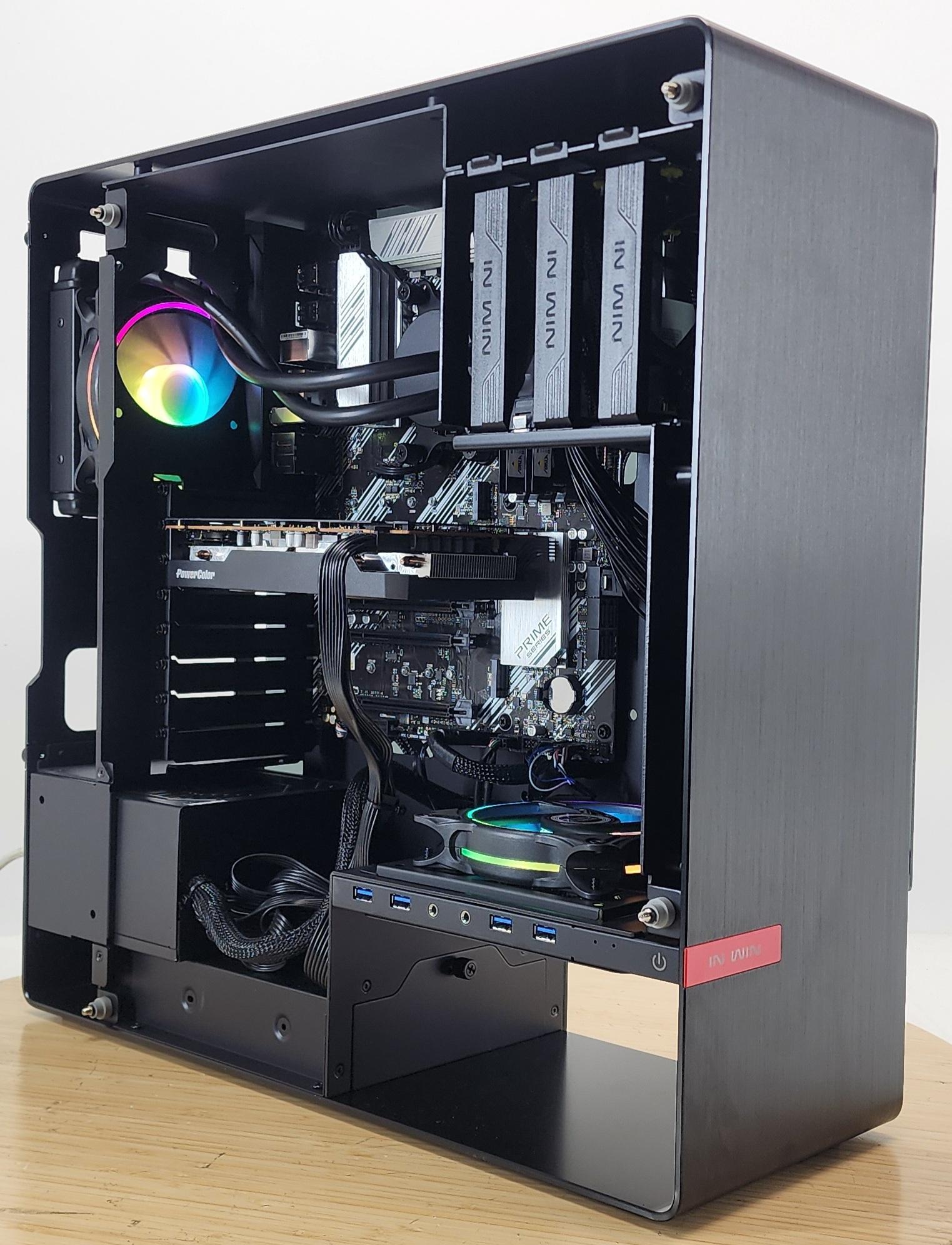 Gaming PC Ryzen 5 5600G 16GB RAM 1TB SSD RX 7600 8GB Windows 11 Computer