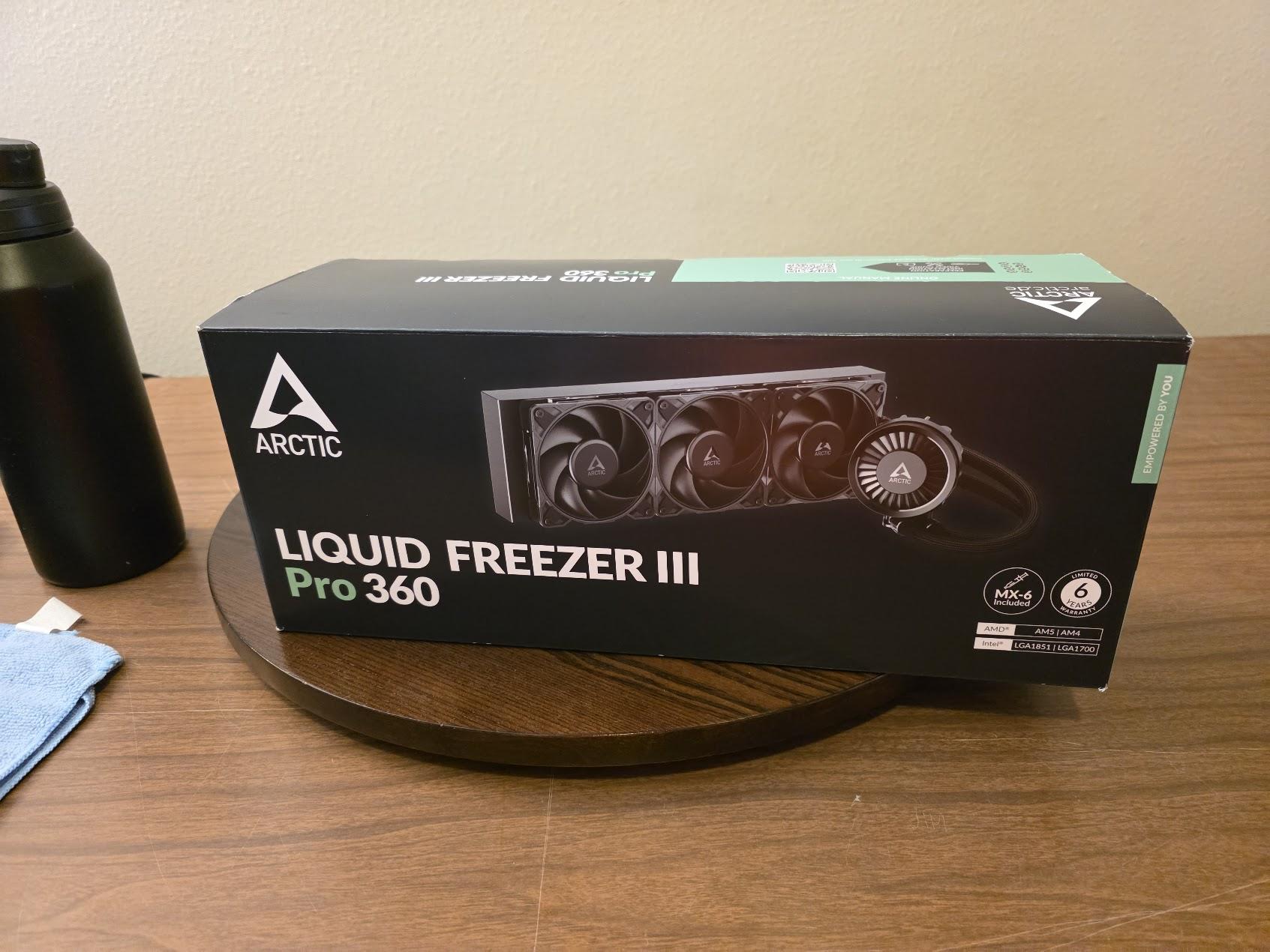 Arctic Cooling Liquid Freezer III PRO 360mm All in One Liquid CPU Cooling Kit - Black