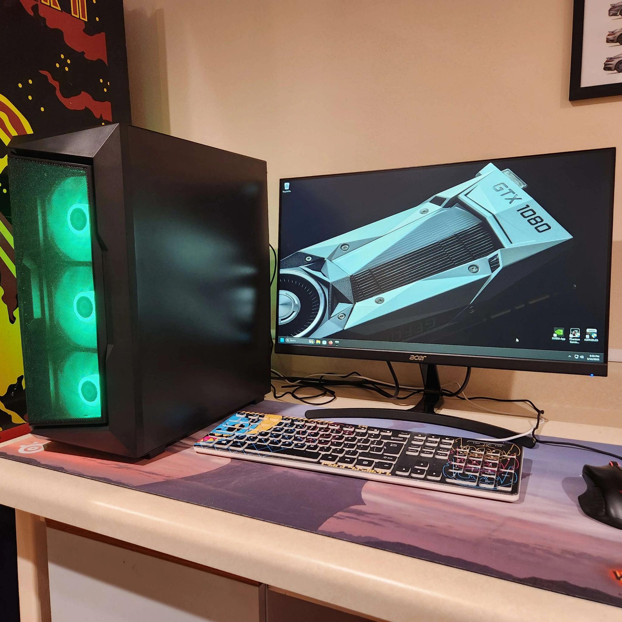GTX 1080 | i5-11400F | 16GB RAM | 1TB SSD | RGB | Windows 11