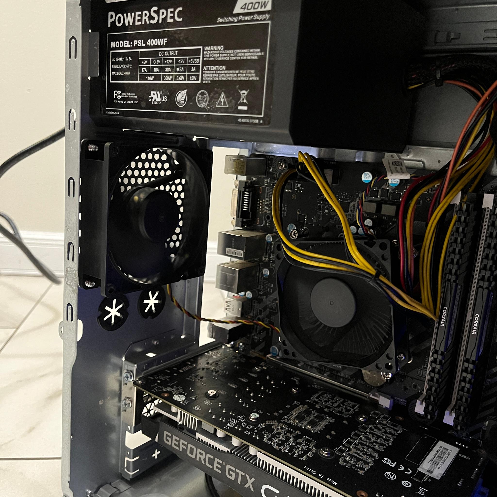 NVIDIA RTX 2060, Intel Core i5-7400, 16GB RAM, 480 GB SSD - Sleeper Office Gaming PC w/ Wi-Fi & BT
